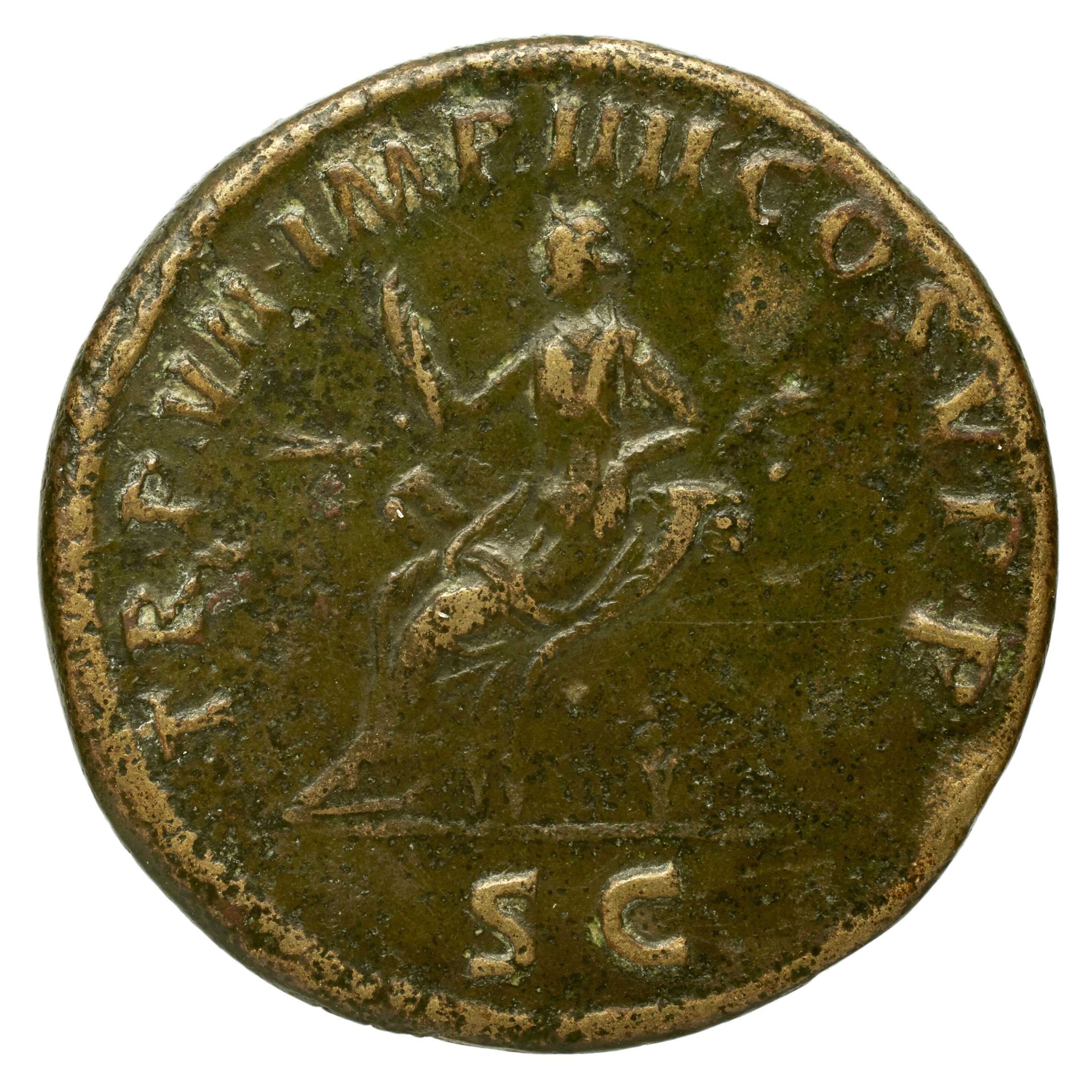 RIC II Trajan 454 Trajan obverse, Head of Trajan, radiate, right