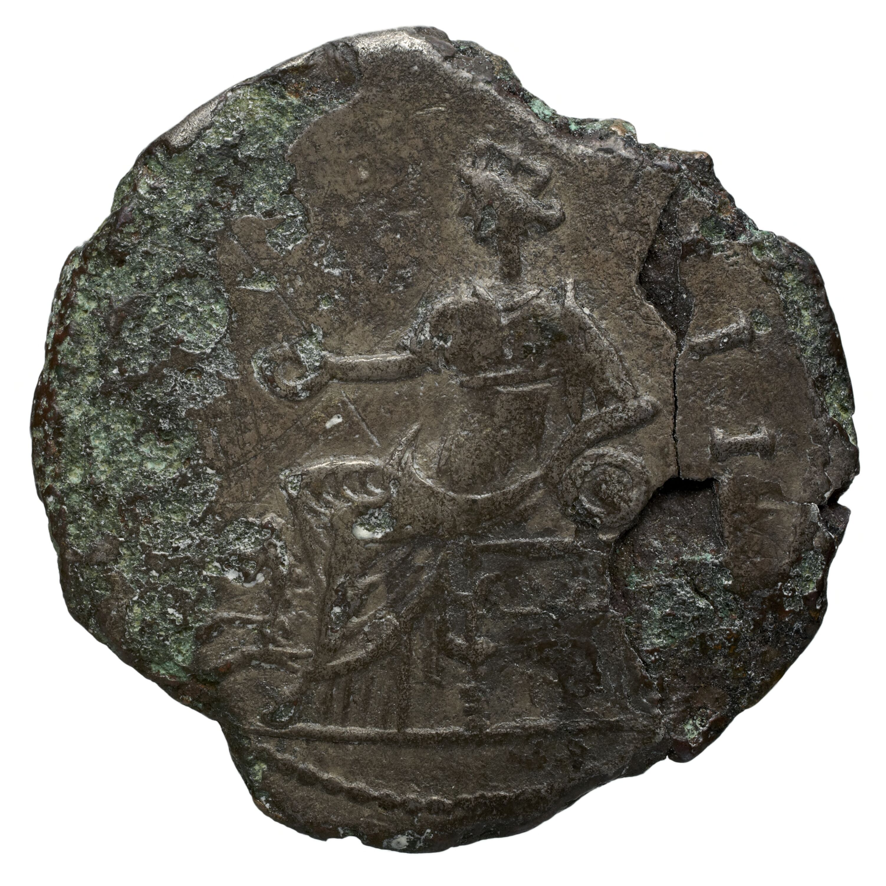 RIC II Trajan 488 Trajan obverse, Bust of Trajan, laureate, left with aegis