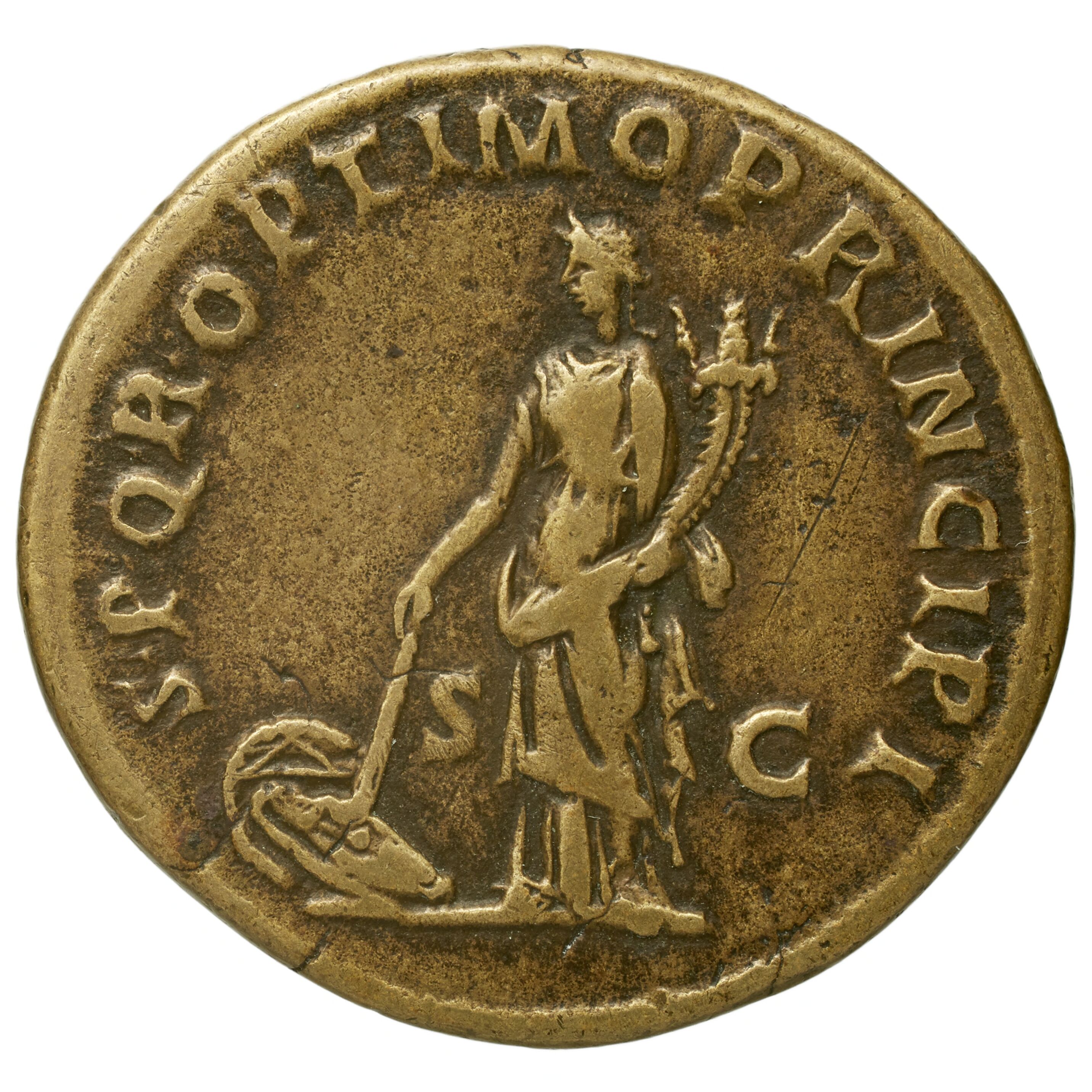 RIC II Trajan 507 Trajan obverse, Bust of Trajan, radiate, right (sometimes draped)