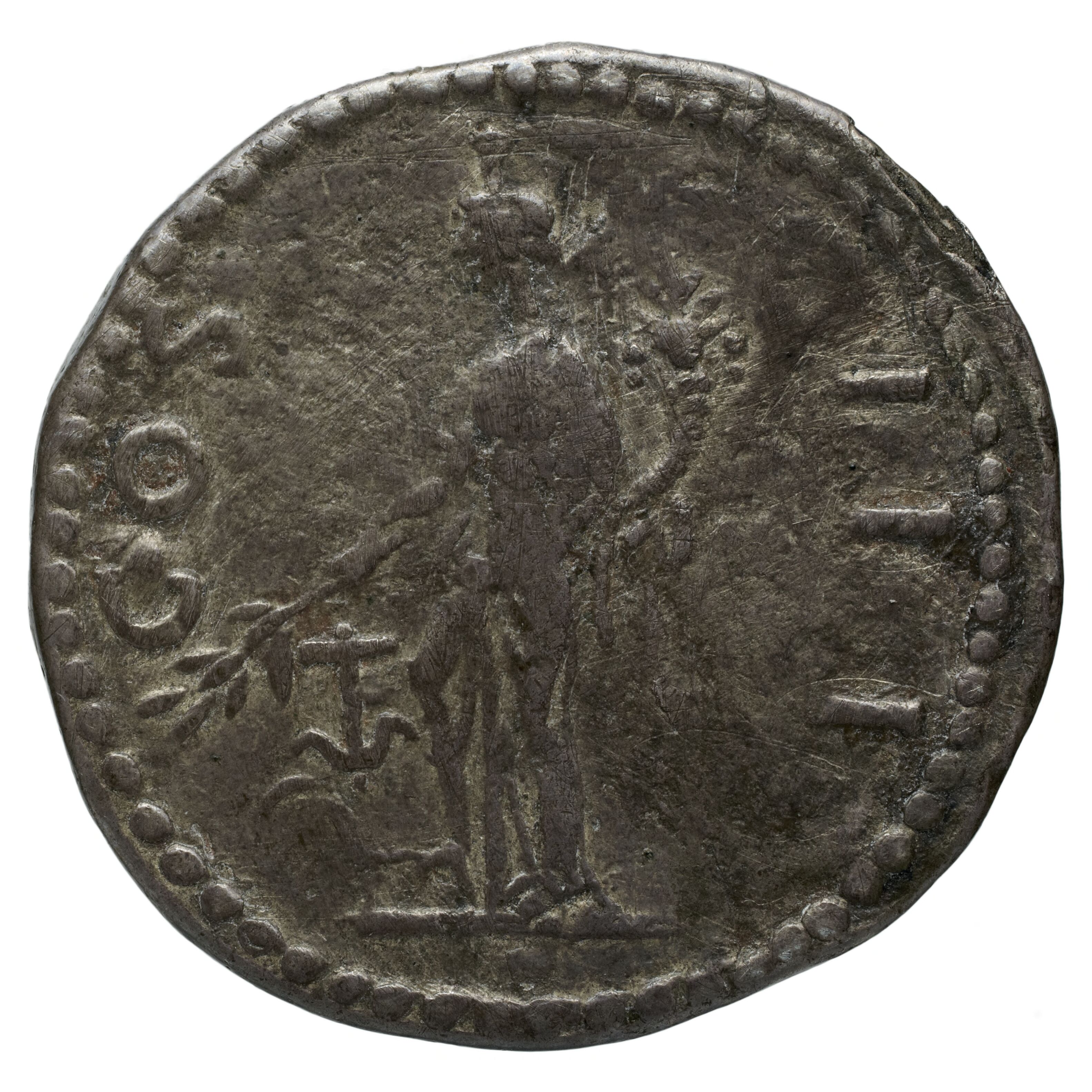 RIC II Trajan 514 Trajan obverse, Head of Trajan, laureate, right