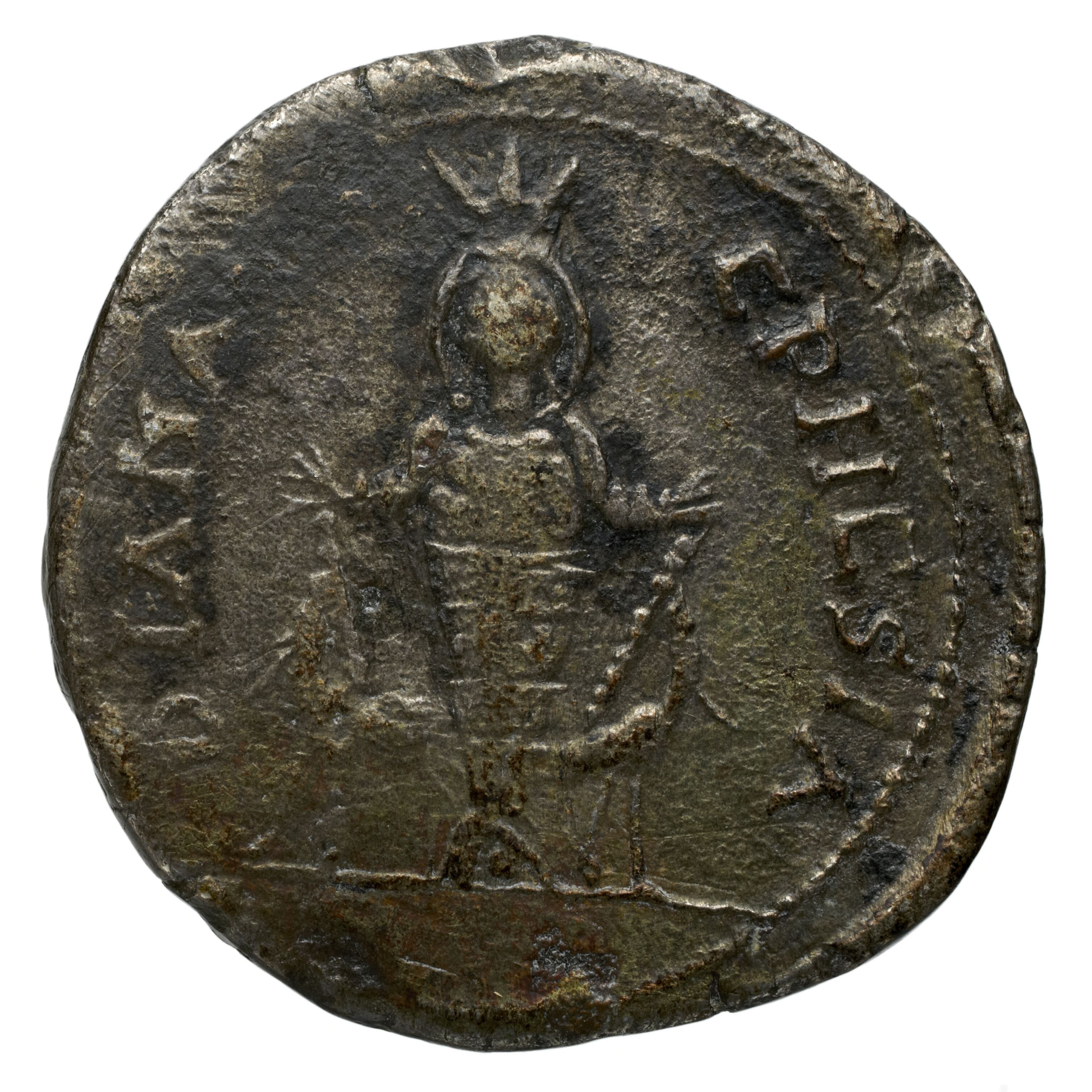 RIC II Trajan 527 Trajan obverse, Bust of Trajan, laureate, draped on left shoulder, right