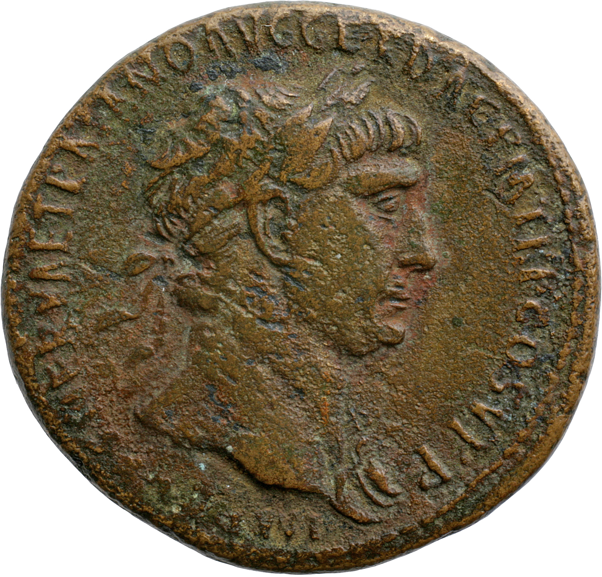 RIC II Trajan 547 Trajan obverse, Bust of Trajan, laureate, right (sometimes draped and cuirassed)