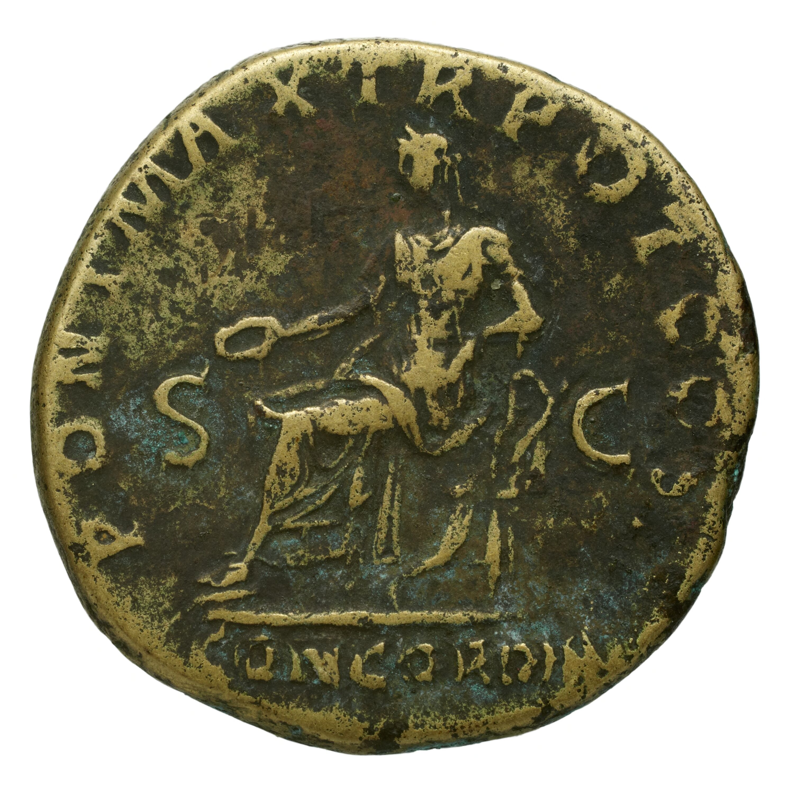 RIC II Trajan 556 Trajan obverse — Bust of Trajan, laureate, draped, right