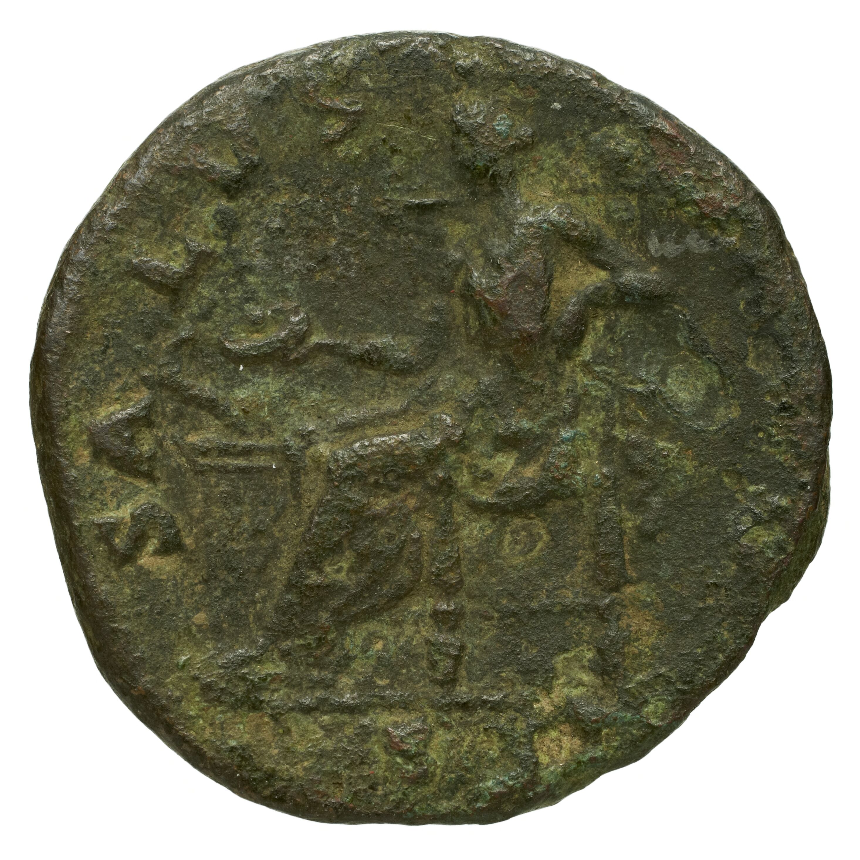 RIC II Trajan 558 Trajan obverse, Bust of Trajan, laureate, draped, right with aegis