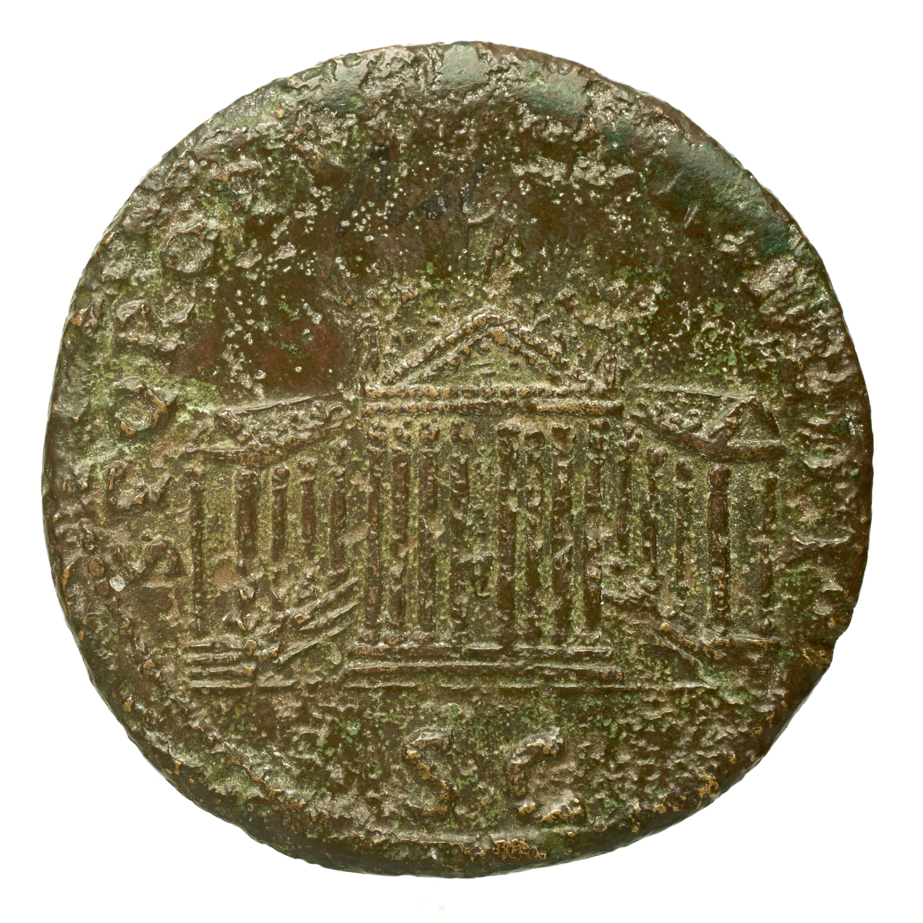 RIC II Trajan 578 Trajan obverse, Head of Trajan, radiate, right
