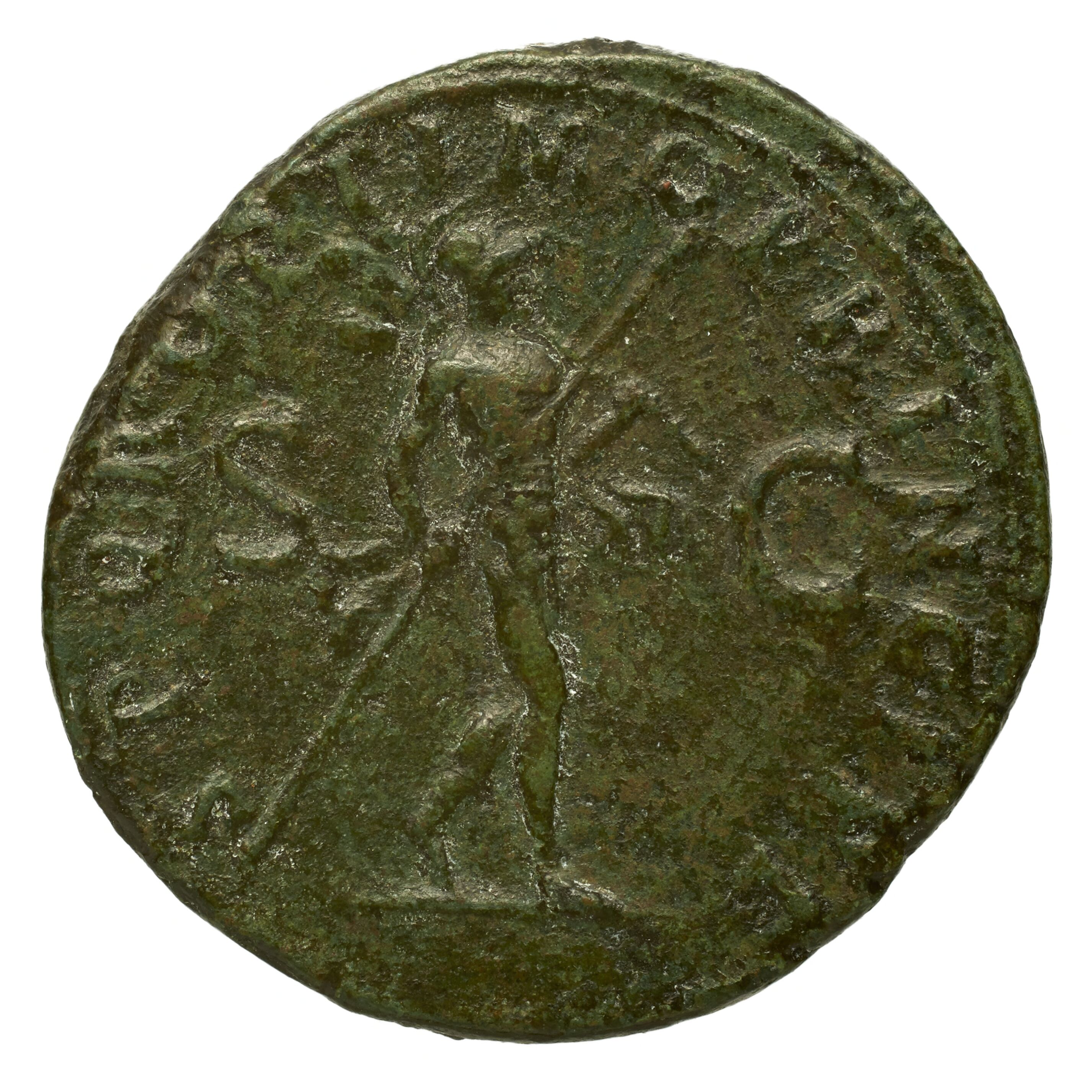 RIC II Trajan 590 Trajan obverse, Head of Trajan, radiate, right