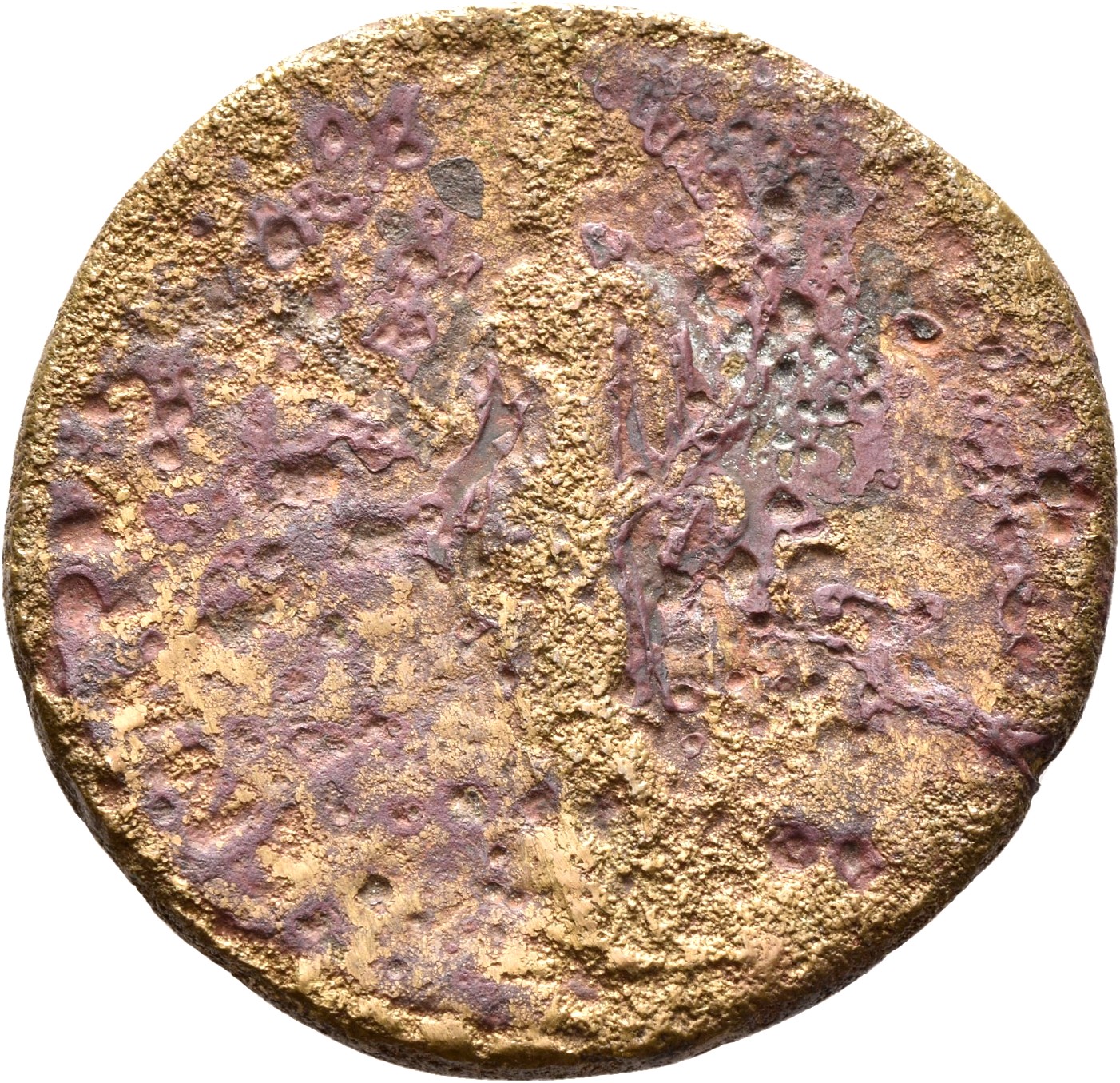 RIC II Trajan 592 Trajan reverse, Pax standing left, resting right foot on Dacian