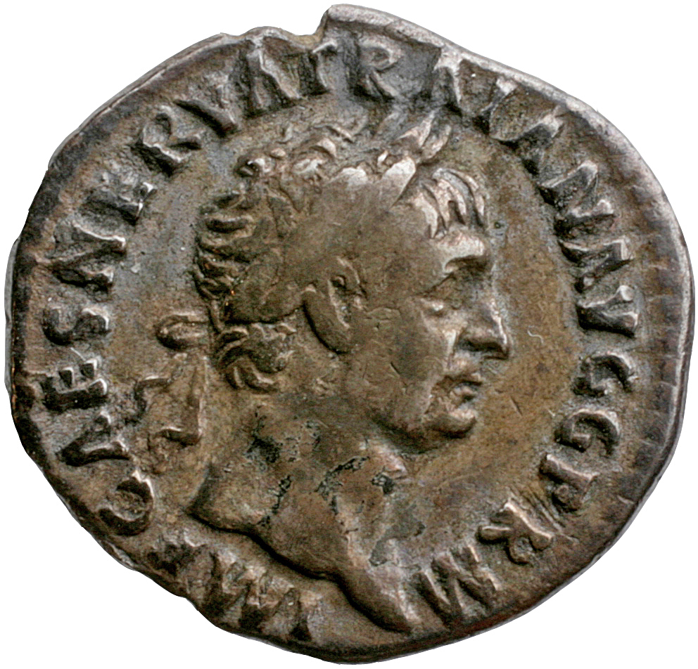 RIC II Trajan 6 Trajan obverse, Head of Trajan, laureate, right