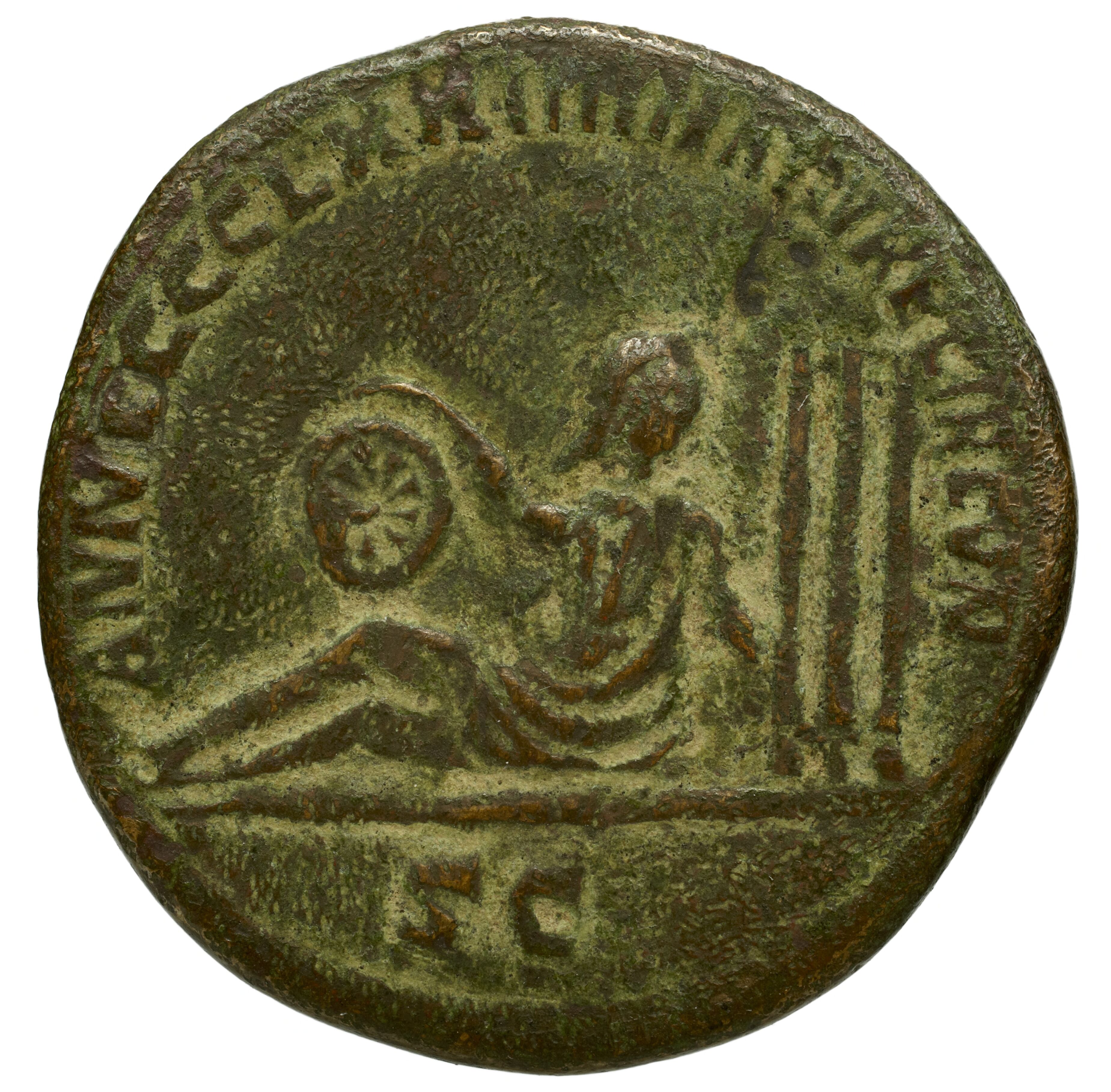 RIC II Trajan 609 Trajan obverse, Bust of Trajan, radiate, right (sometimes draped)