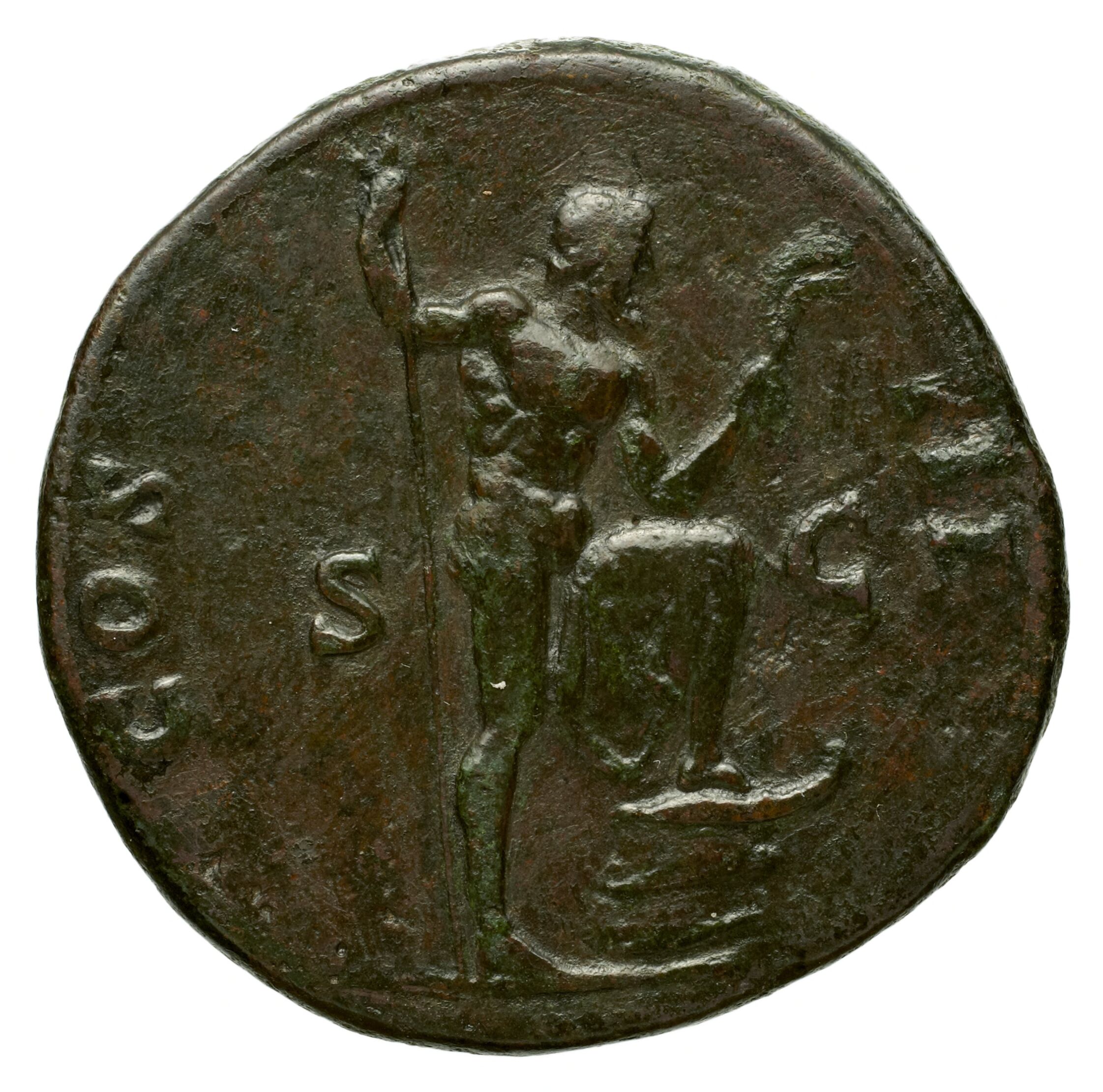 RIC II Trajan 633 Trajan obverse, Bust of Trajan, laureate, draped, right