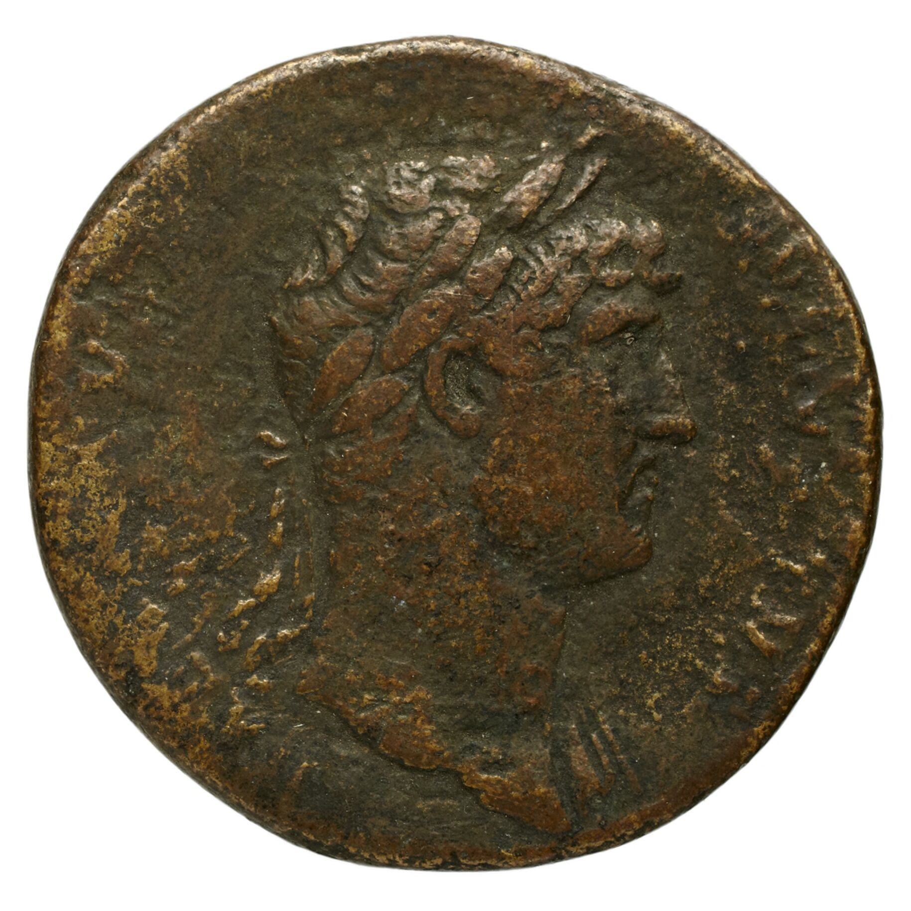 RIC II Trajan 645 Trajan obverse — Head of Trajan, radiate, right
