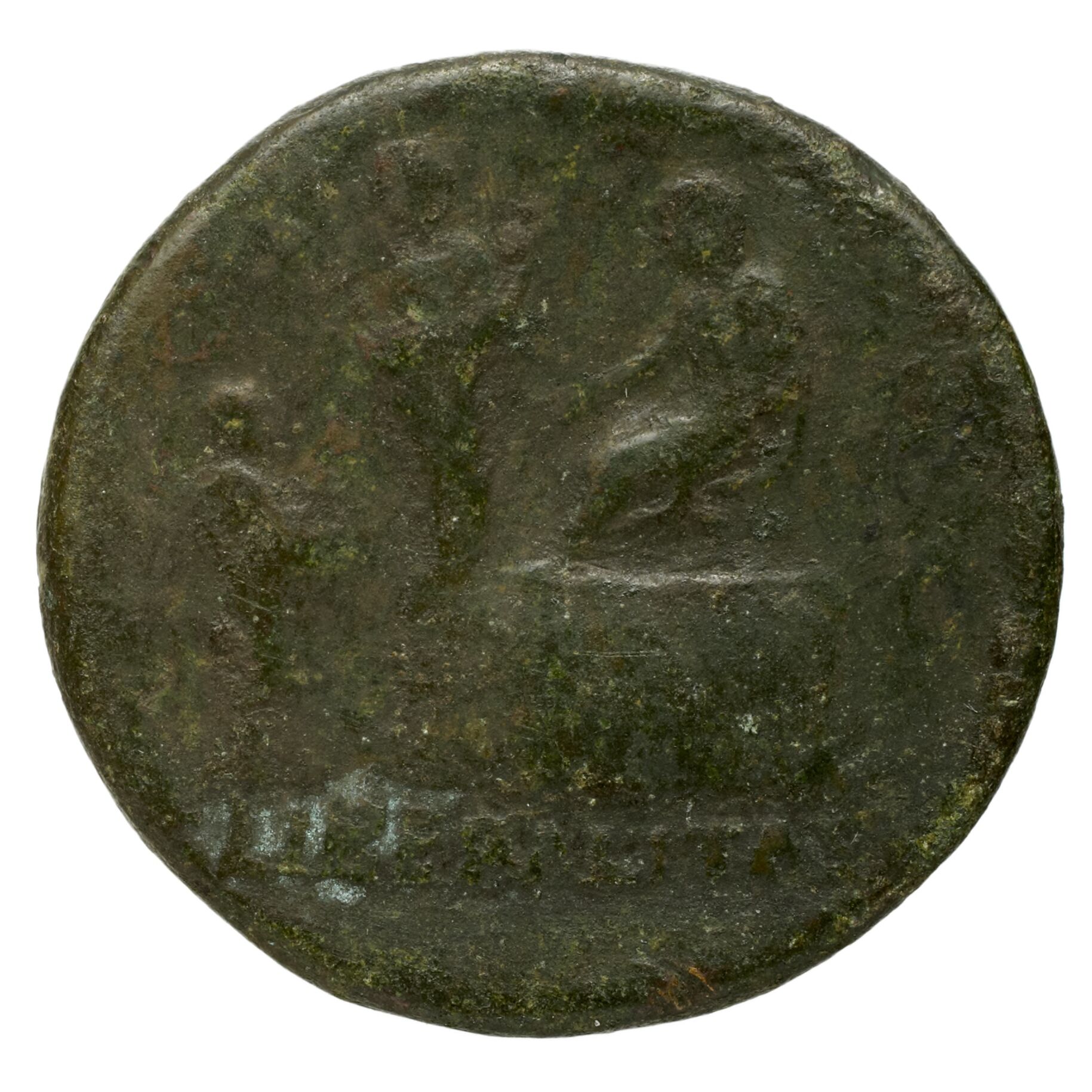 RIC II Trajan 648 Trajan obverse, Bust of Trajan, radiate, draped on left shoulder, right (sometimes with aegis)