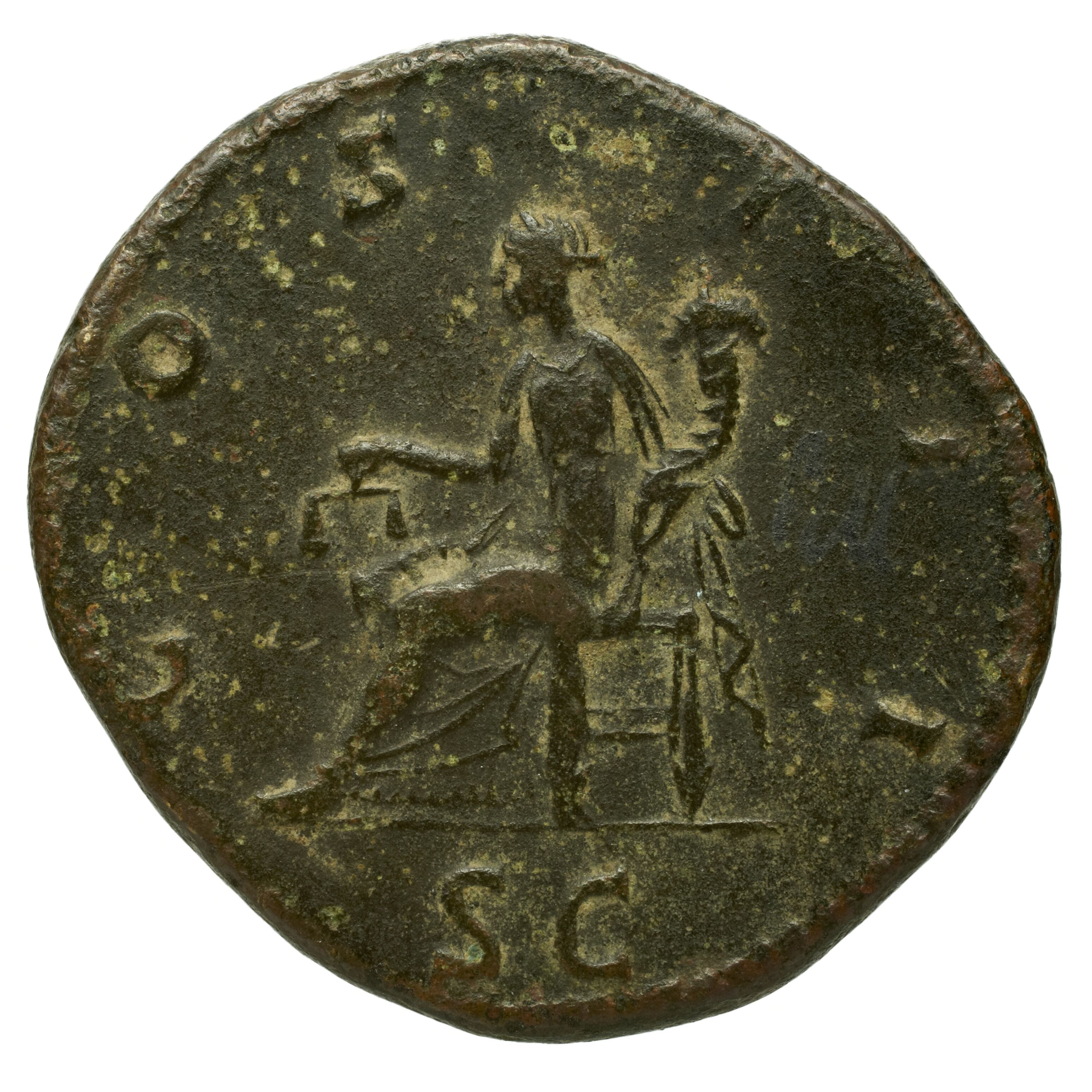 RIC II Trajan 655 Trajan obverse, Bust of Trajan, laureate, draped, right