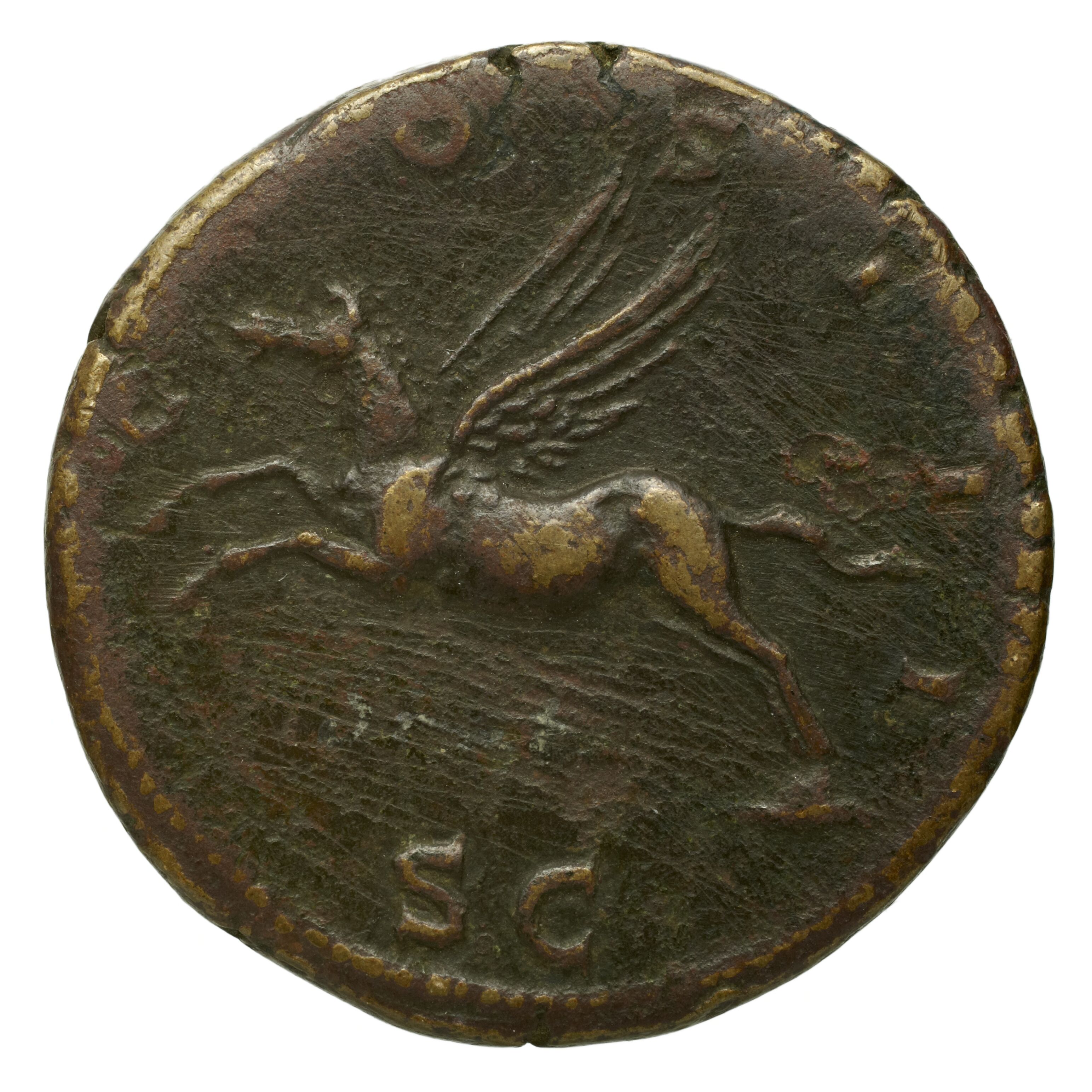 RIC II Trajan 659 Trajan obverse, Bust of Trajan, radiate, draped, right