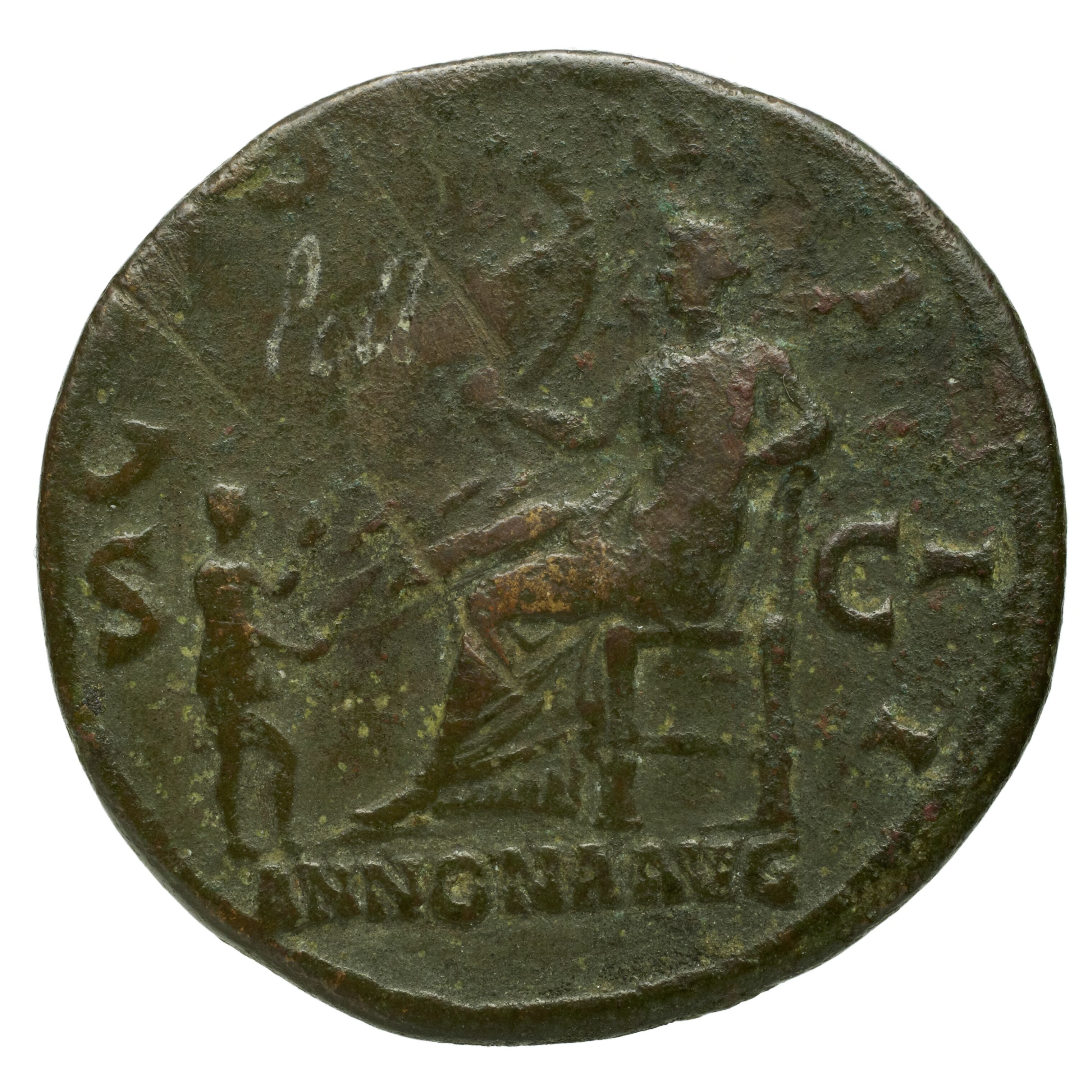 RIC II Trajan 660 Trajan obverse — Bust of Trajan, radiate, draped, right