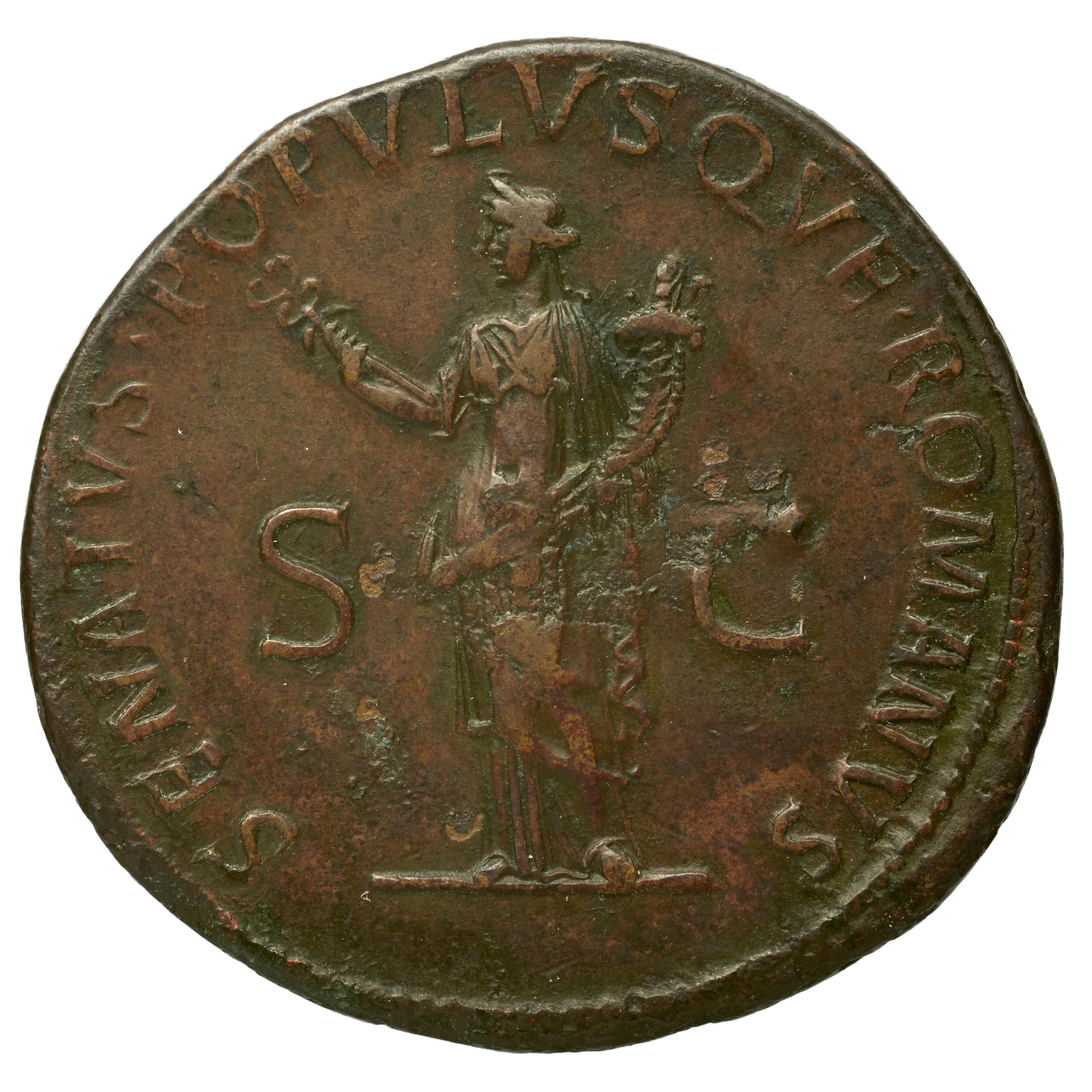 RIC II Trajan 671 Trajan obverse, Bust of Trajan, laureate, draped, right