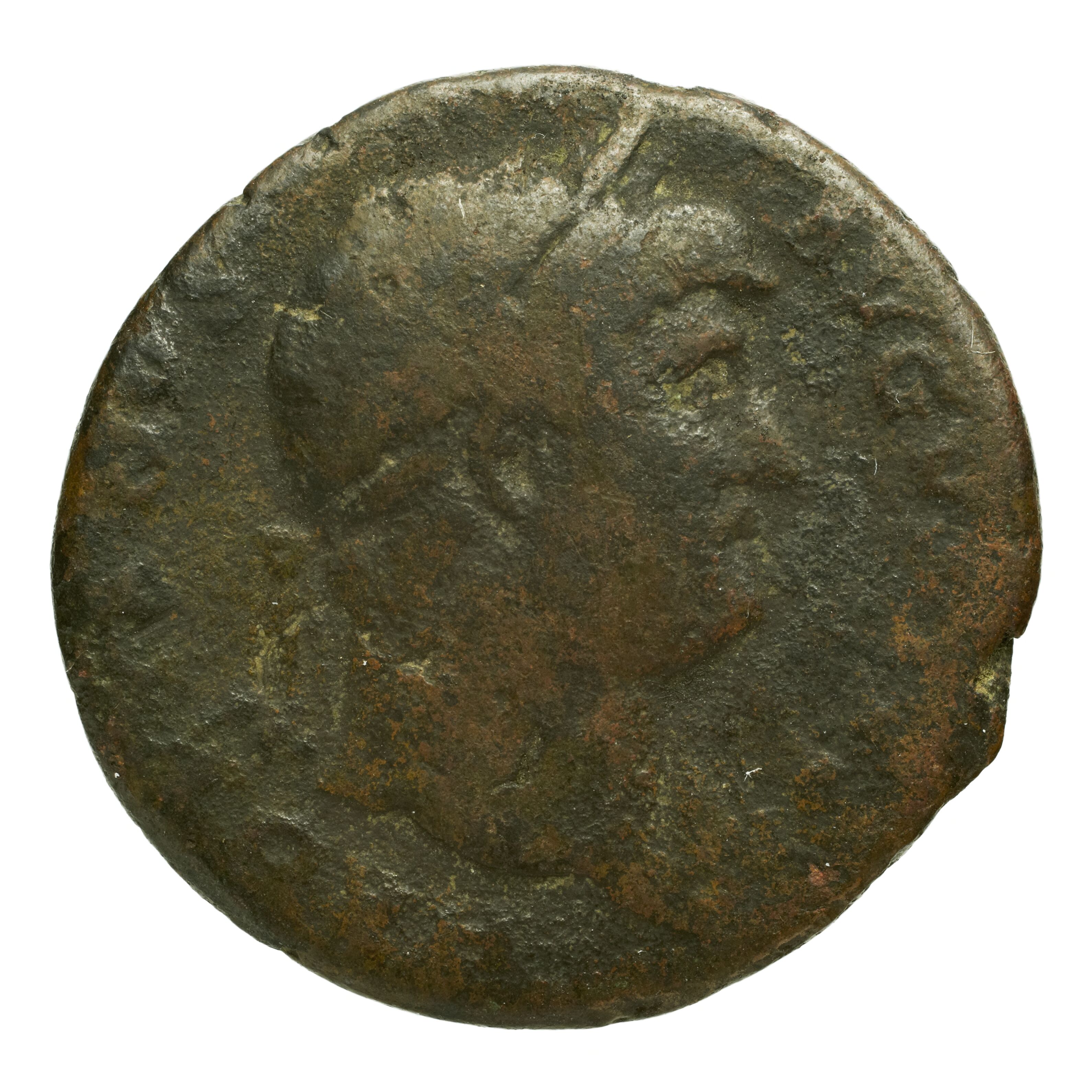 RIC II Trajan 678 Trajan obverse, Bust of Trajan, laureate, draped, right
