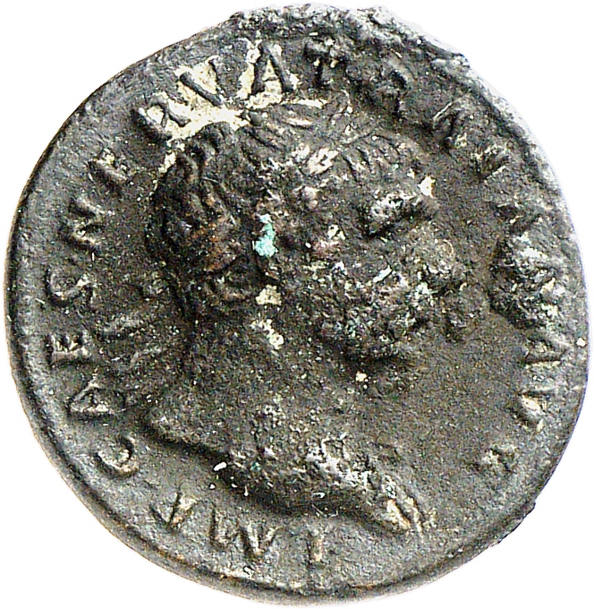 RIC II Trajan 690 Trajan obverse, Bust of Trajan, laureate, draped on left shoulder, right
