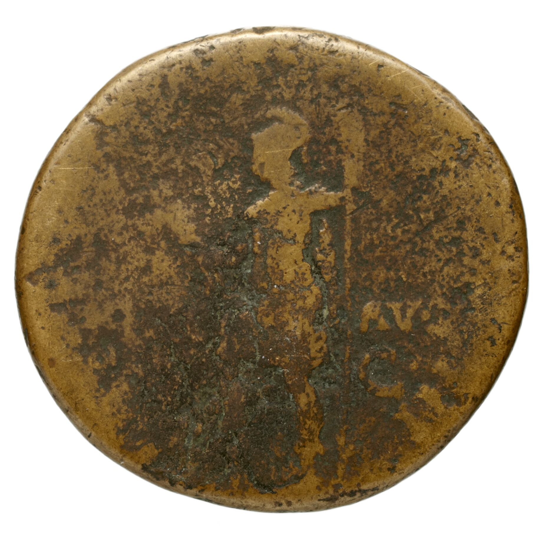 RIC II Trajan 696 Trajan obverse, Bust of Minerva, helmeted, right