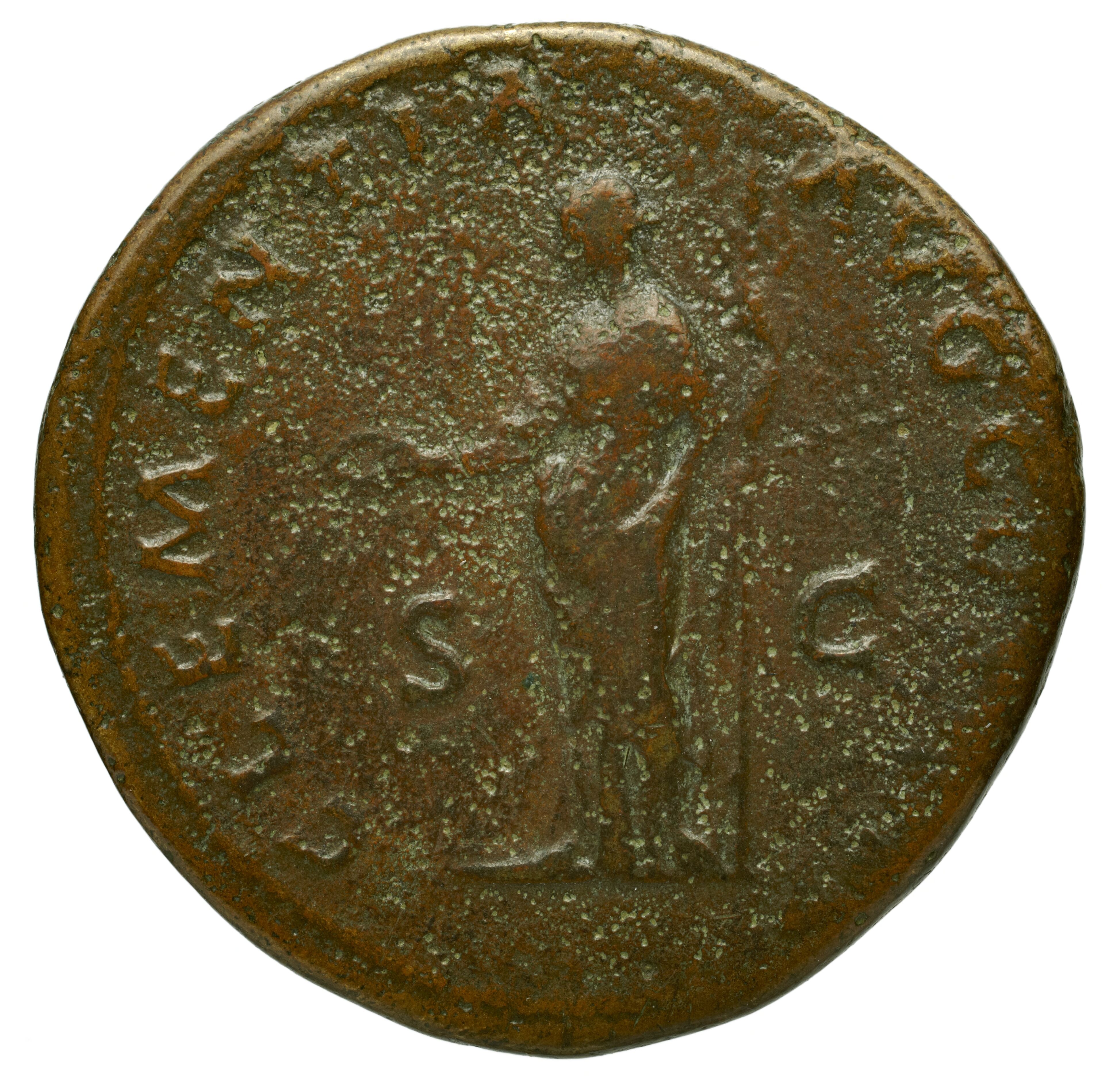 RIC II Trajan 701 Trajan obverse, Bust of Hercules, laureate, draped, right