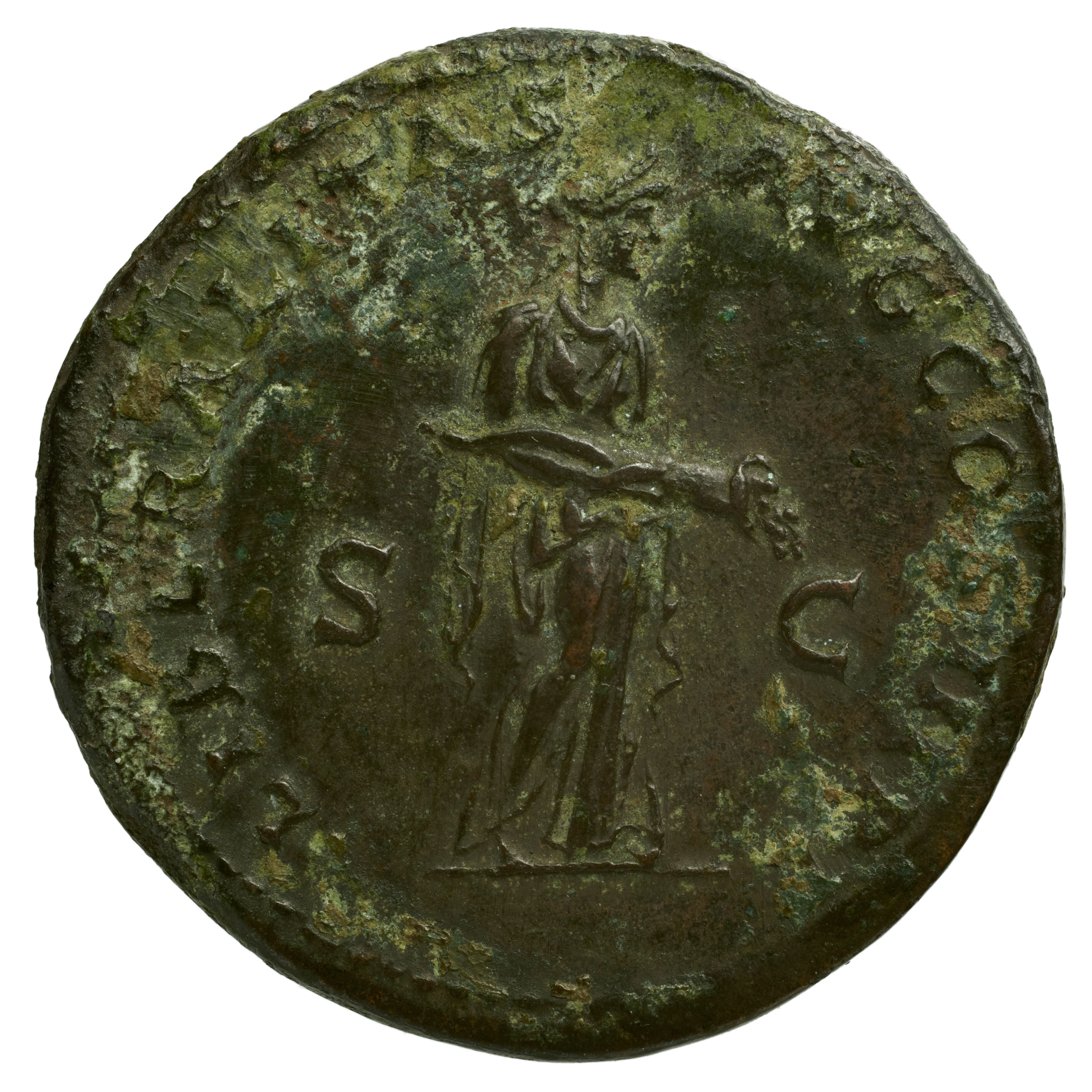 RIC II Trajan 712 Trajan obverse, Head of Trajan, laureate, right