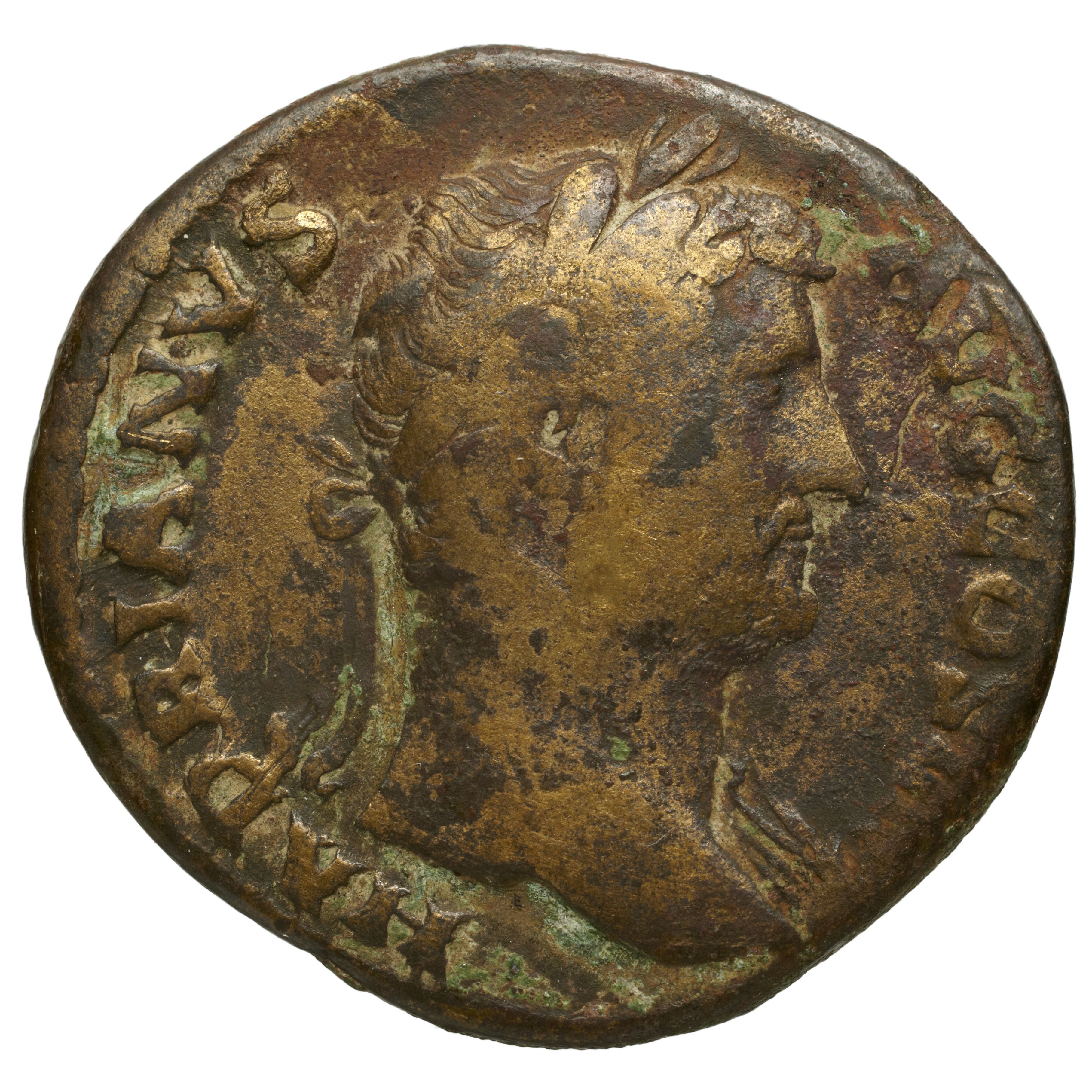 RIC II Trajan 750 Trajan obverse, Bust of Marciana, draped, right; hair coiled on top of head behind cresent-shaped diadem