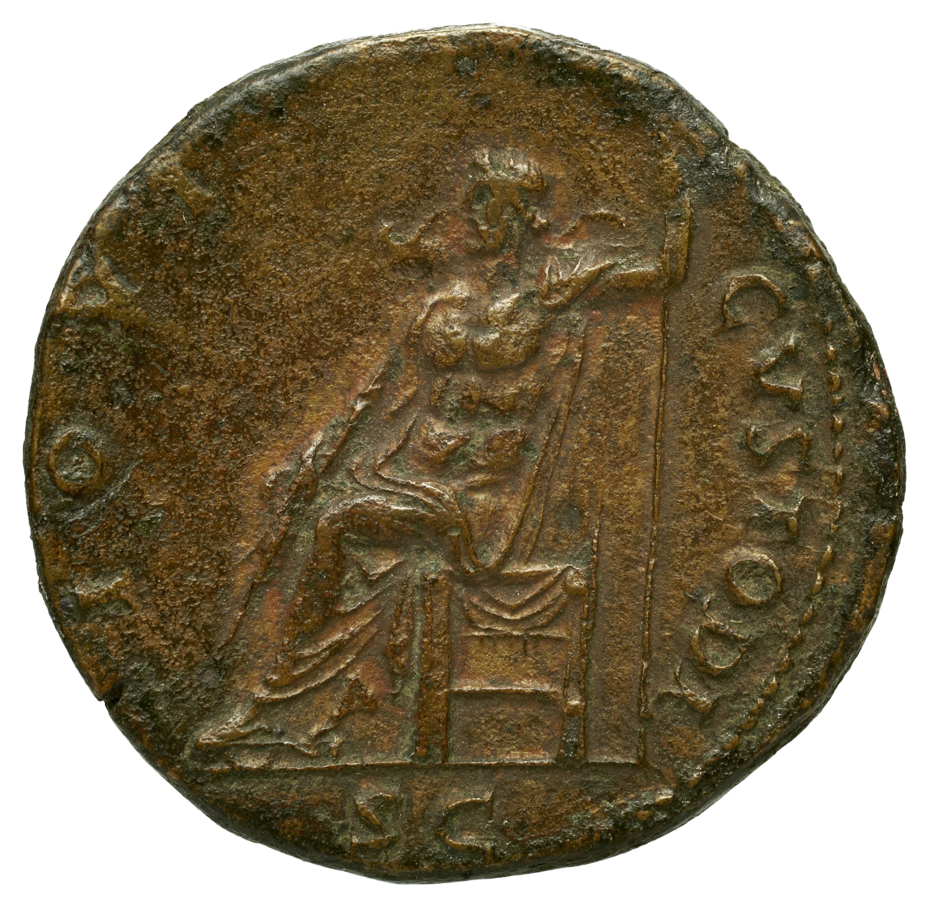 RIC II Trajan 763 Trajan obverse, Bust of Trajan, laureate, draped, cuirassed, right