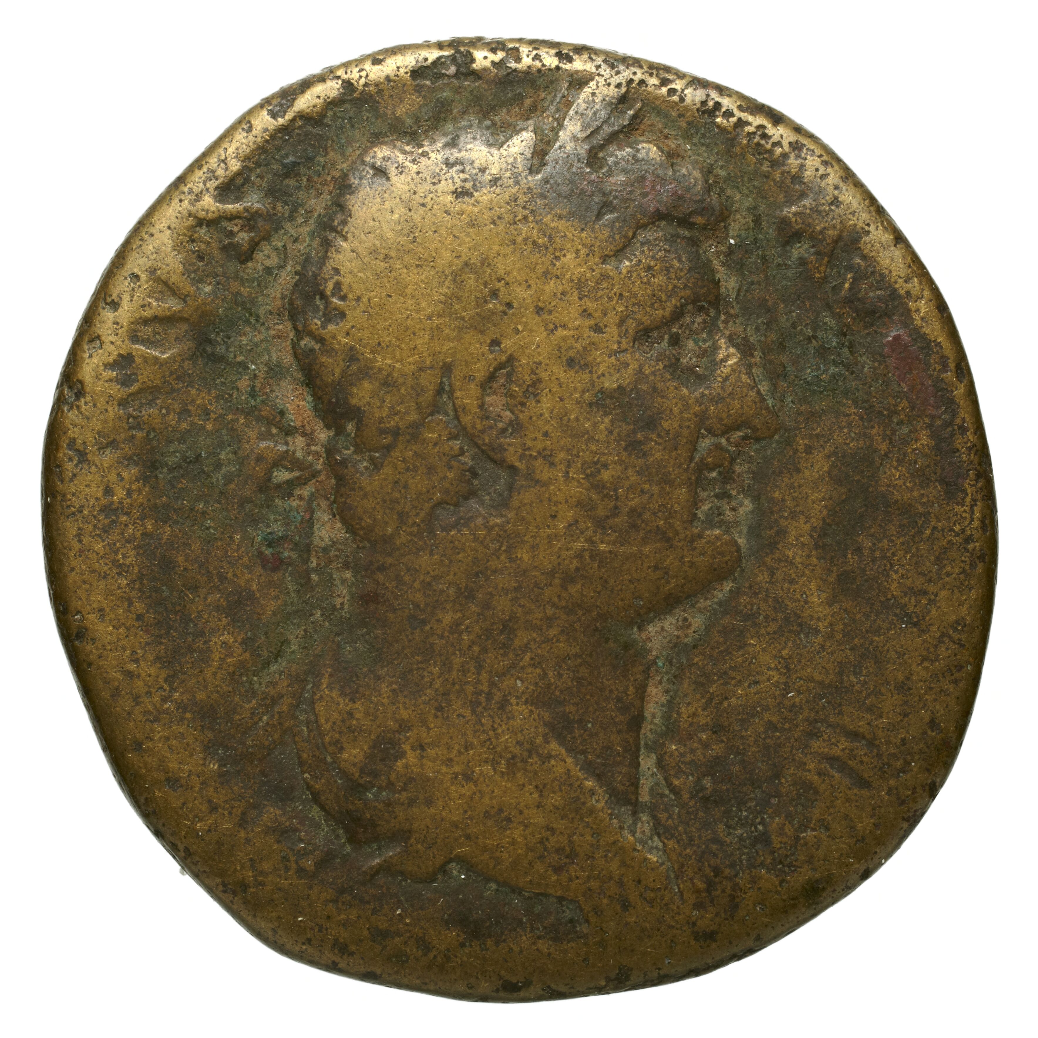 RIC II Trajan 782 Trajan obverse, Head of Venus, diademed, right
