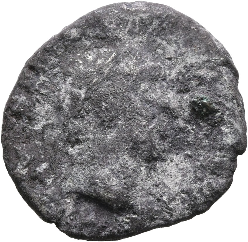 RIC II Trajan 79 Trajan obverse, Head of Trajan, laureate, right
