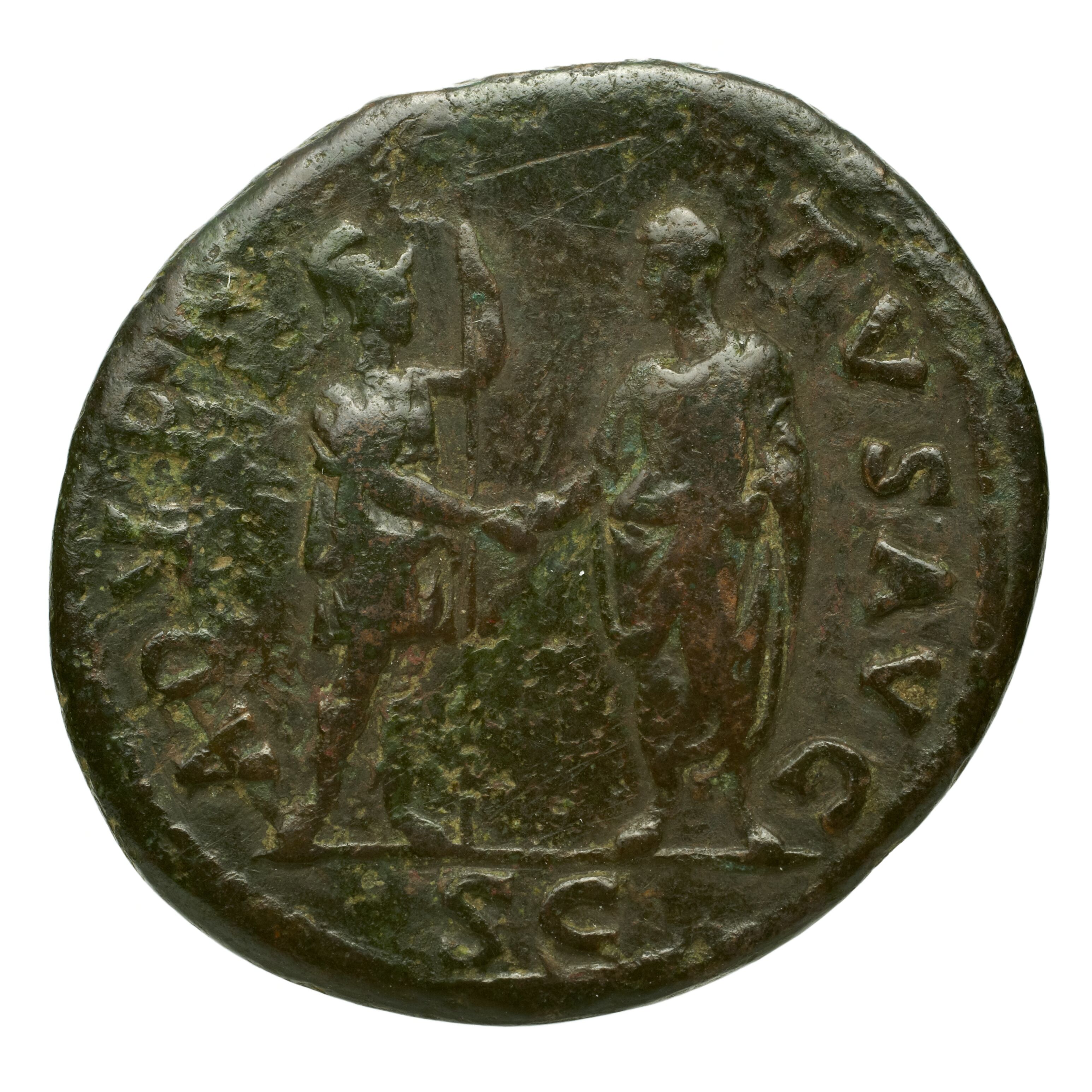 RIC II Trajan 793 Trajan obverse, Head, diademed, right, perhaps Sulla