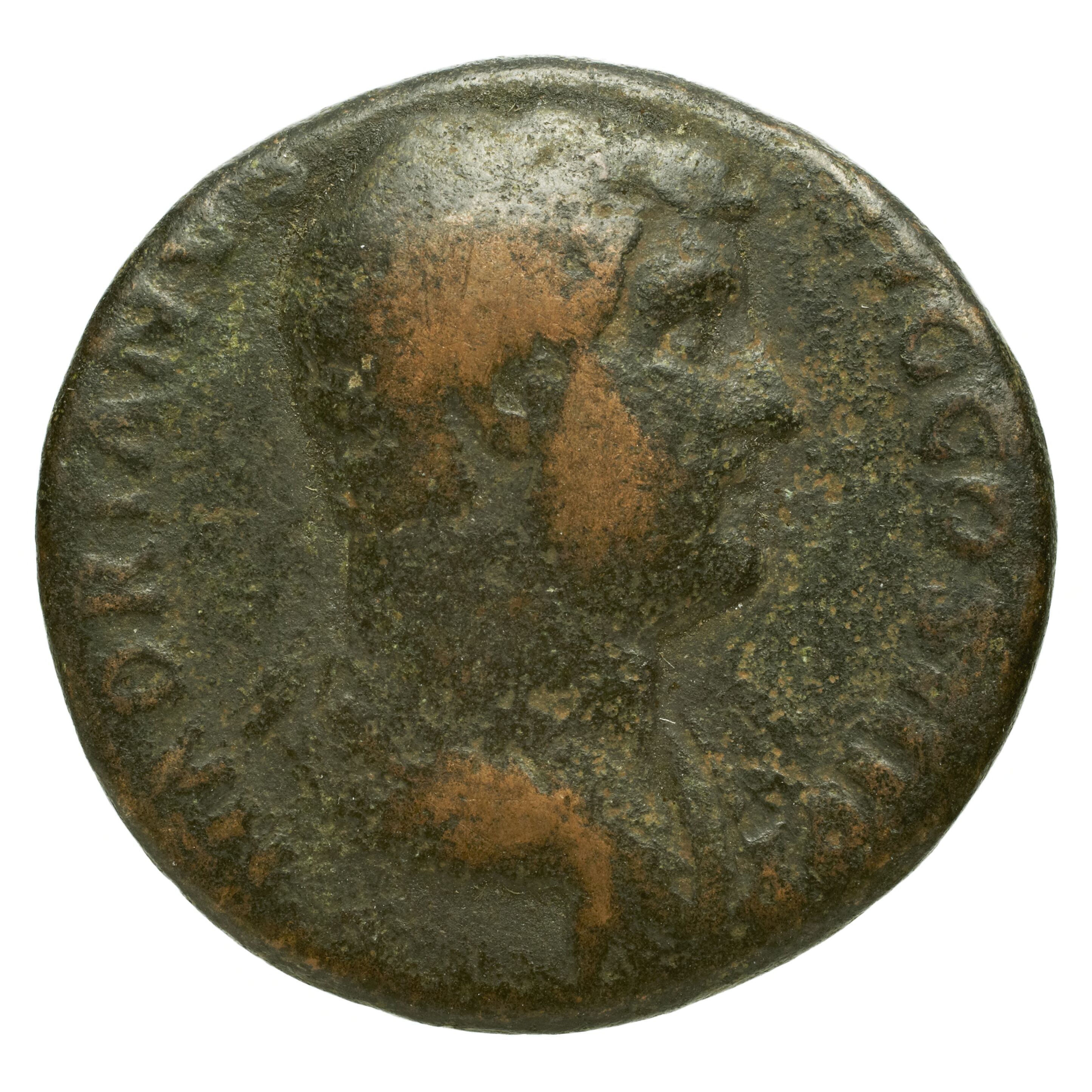RIC II Trajan 794 Trajan obverse, King Aretas kneeling next to camel, right