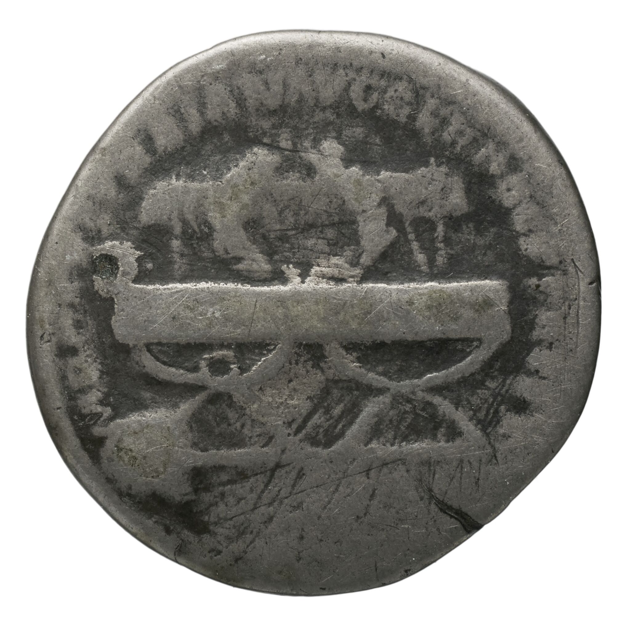 RIC II Trajan 807 Trajan obverse, Head of Octavian, bare, right