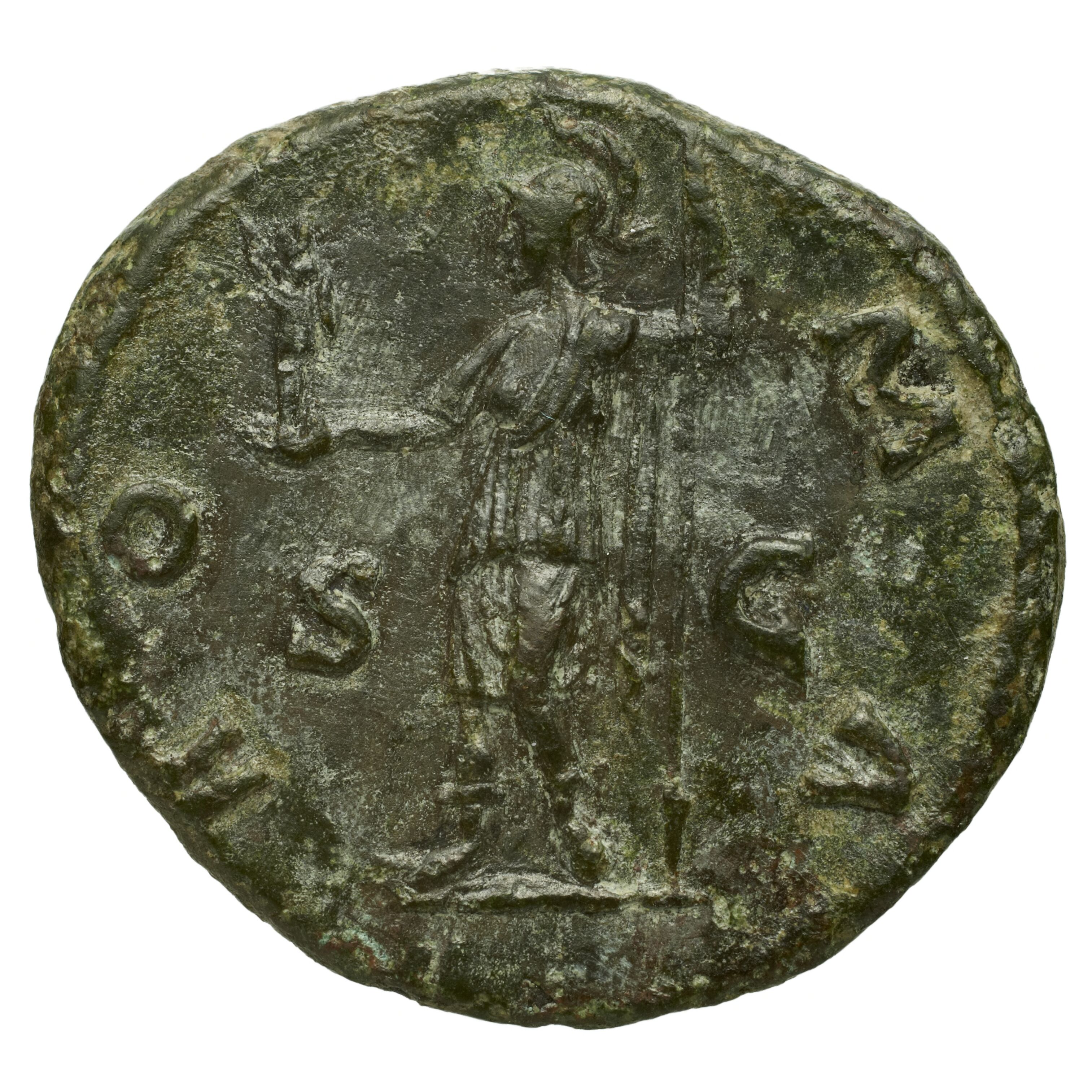 RIC II Trajan 832 Trajan obverse, Head of Titus, laureate, left