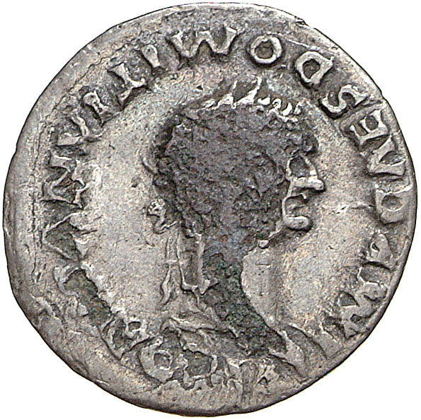 RIC II, Part 1 (second edition) Domitian 101 Domitian obverse, Head of Domitian, laureate, right
