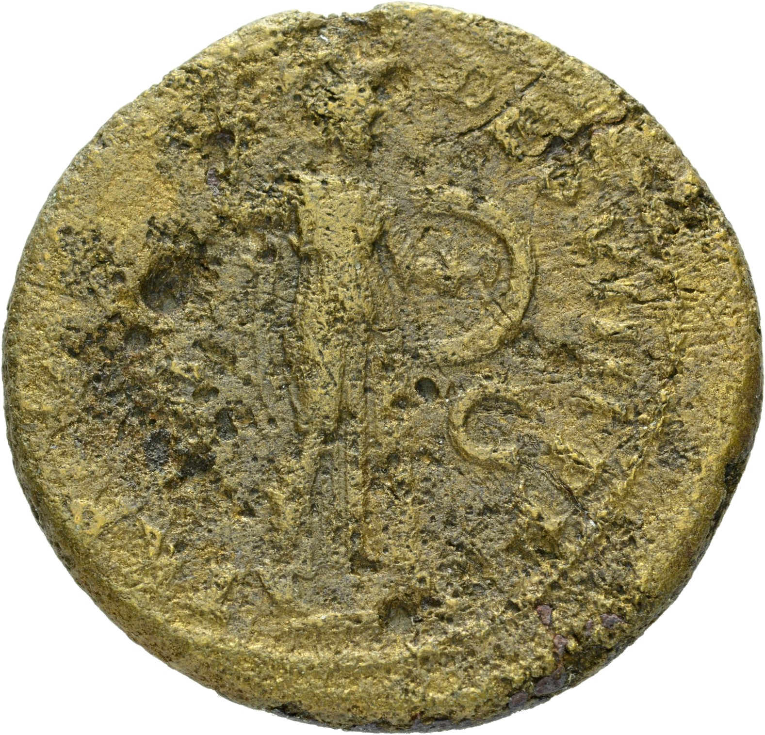RIC II, Part 1 (second edition) Domitian 103 Domitian reverse, Minerva, helmeted, draped, with aegis down back, advancing ...