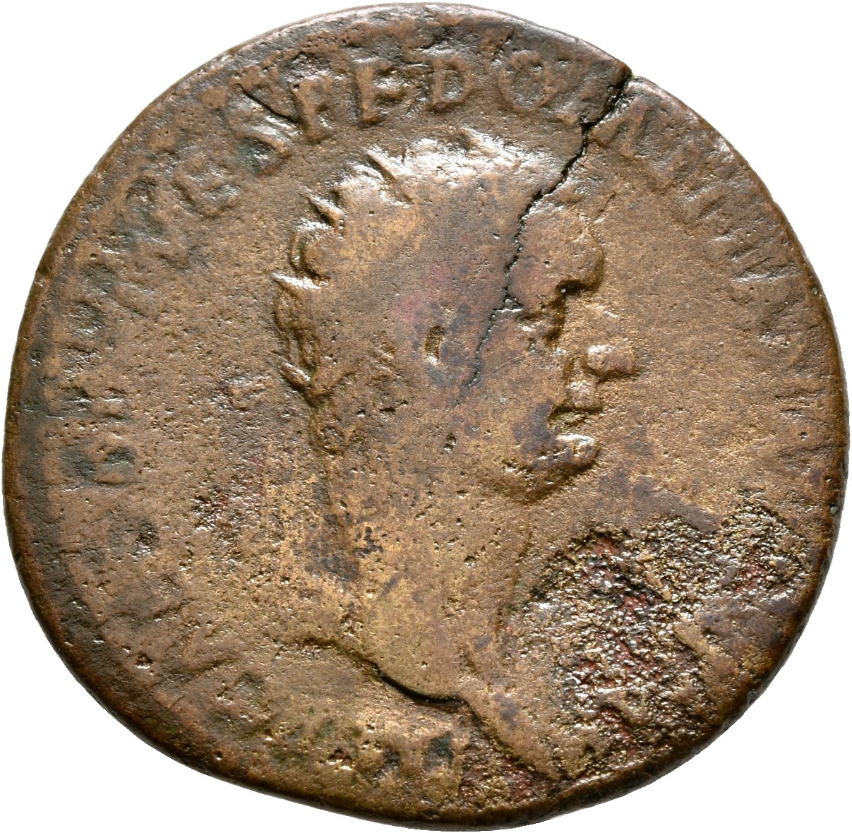 RIC II, Part 1 (second edition) Domitian 108 Domitian obverse, Head of Domitian, radiate, right