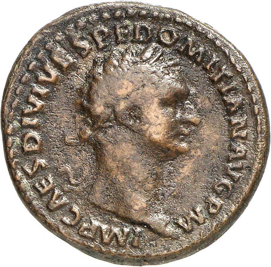 RIC II, Part 1 (second edition) Domitian 113 Domitian obverse, Head of Domitian, laureate, right