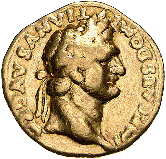 RIC II, Part 1 (second edition) Domitian 148 Domitian obverse, Head of Domitian, laureate, right