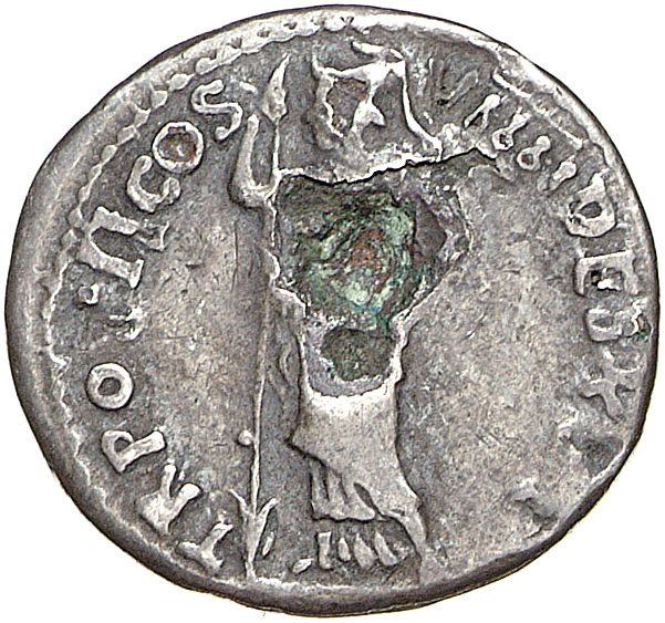 RIC II, Part 1 (second edition) Domitian 169 Domitian reverse, Minerva standing left, holding spear