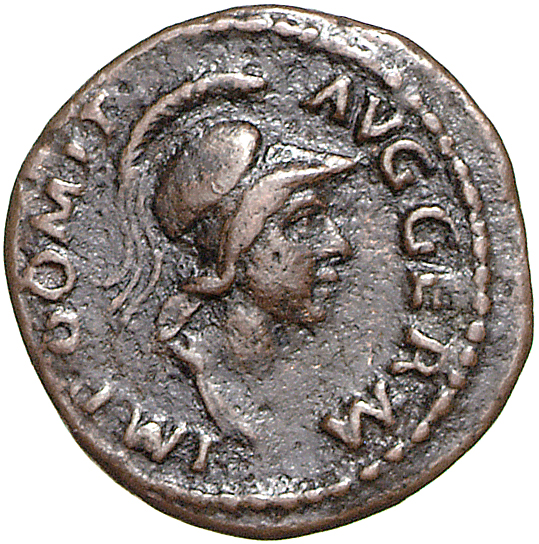 RIC II, Part 1 (second edition) Domitian 236 Domitian obverse, Bust of Minerva, helmeted, right
