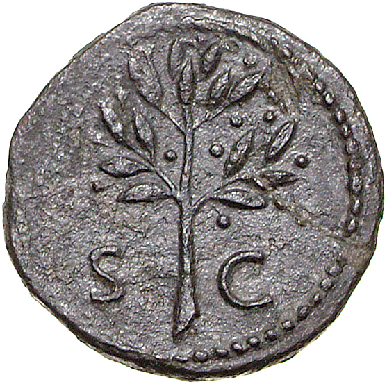 RIC II, Part 1 (second edition) Domitian 240 Domitian reverse, Olive branch upright