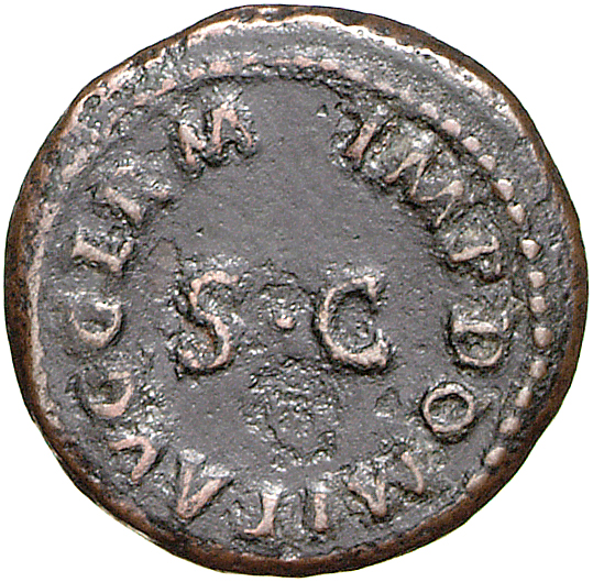 RIC II, Part 1 (second edition) Domitian 249 Domitian reverse, Legend surrounding large S C