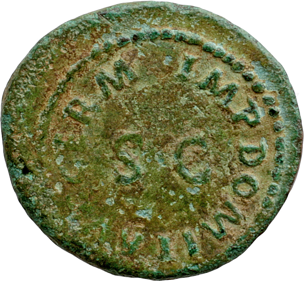 RIC II, Part 1 (second edition) Domitian 250 Domitian reverse, Legend surrounding large S C