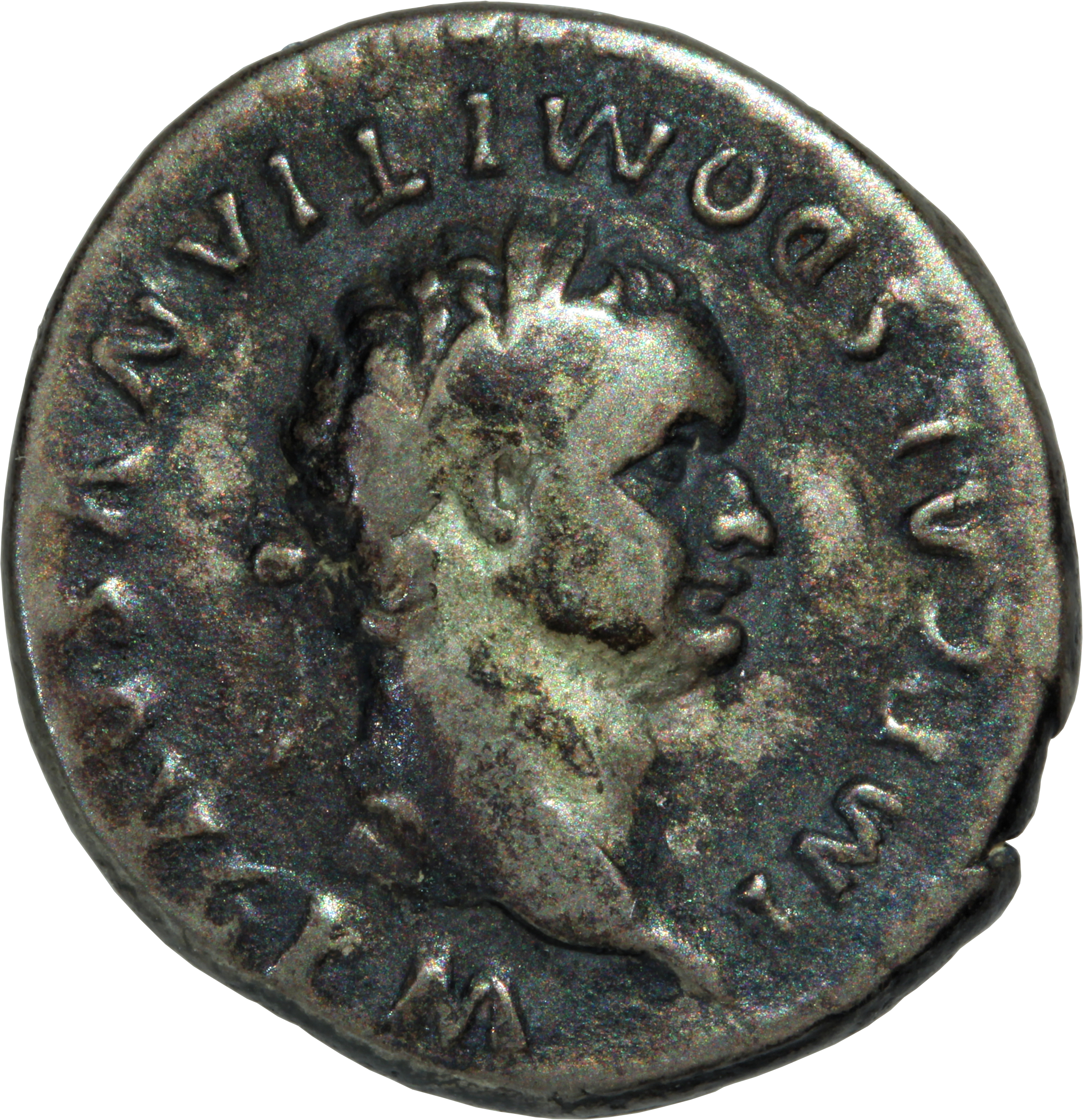 RIC II, Part 1 (second edition) Domitian 26 Domitian obverse, Head of Domitian, laureate, right