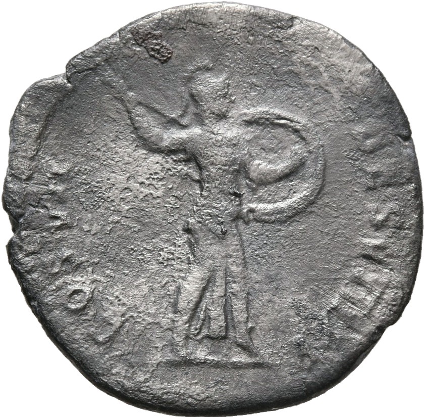RIC II, Part 1 (second edition) Domitian 27 Domitian reverse, Minerva advancing right, holding spear and shield