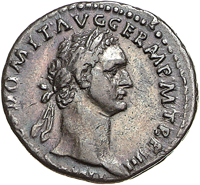 RIC II, Part 1 (second edition) Domitian 333 Domitian obverse, Head of Domitian, laureate, right