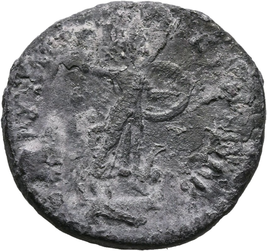 RIC II, Part 1 (second edition) Domitian 333 Domitian reverse, Minerva standing right on top of rostral column, holding sp...