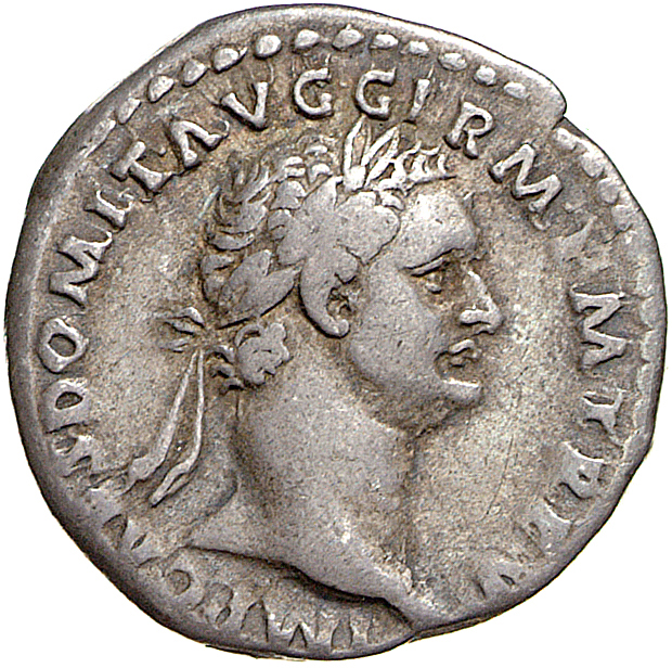 RIC II, Part 1 (second edition) Domitian 345 Domitian obverse, Head of Domitian, laureate, right