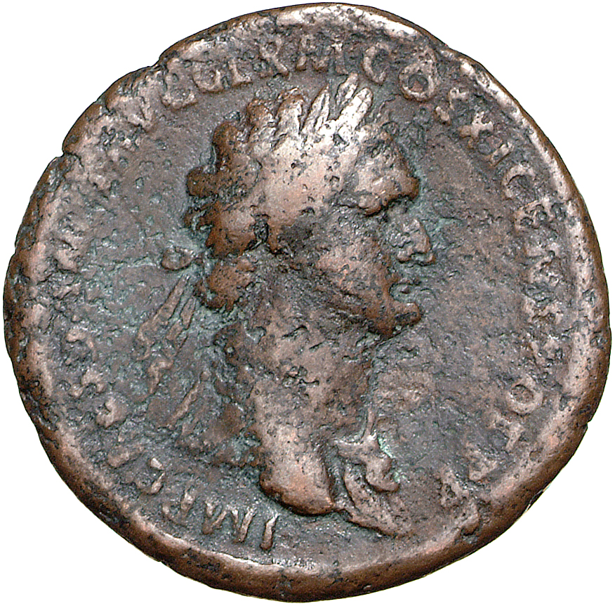 RIC II, Part 1 (second edition) Domitian 385 Domitian obverse, Bust of Domitian, laureate, right with aegis