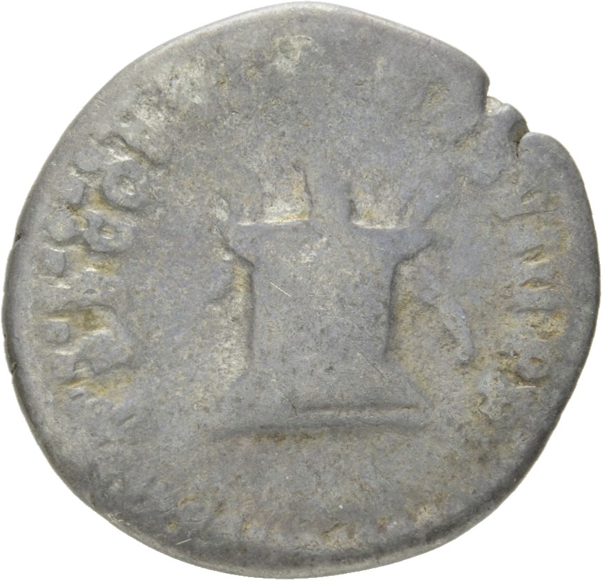 RIC II, Part 1 (second edition) Domitian 43 Domitian reverse, Garlanded and lighted altar